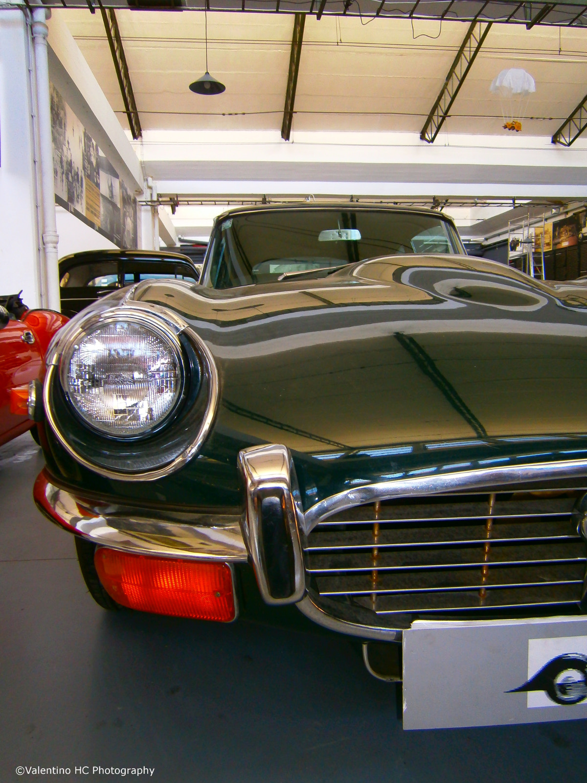 Olympus VG120,D705 sample photo. Jaguar e type photography