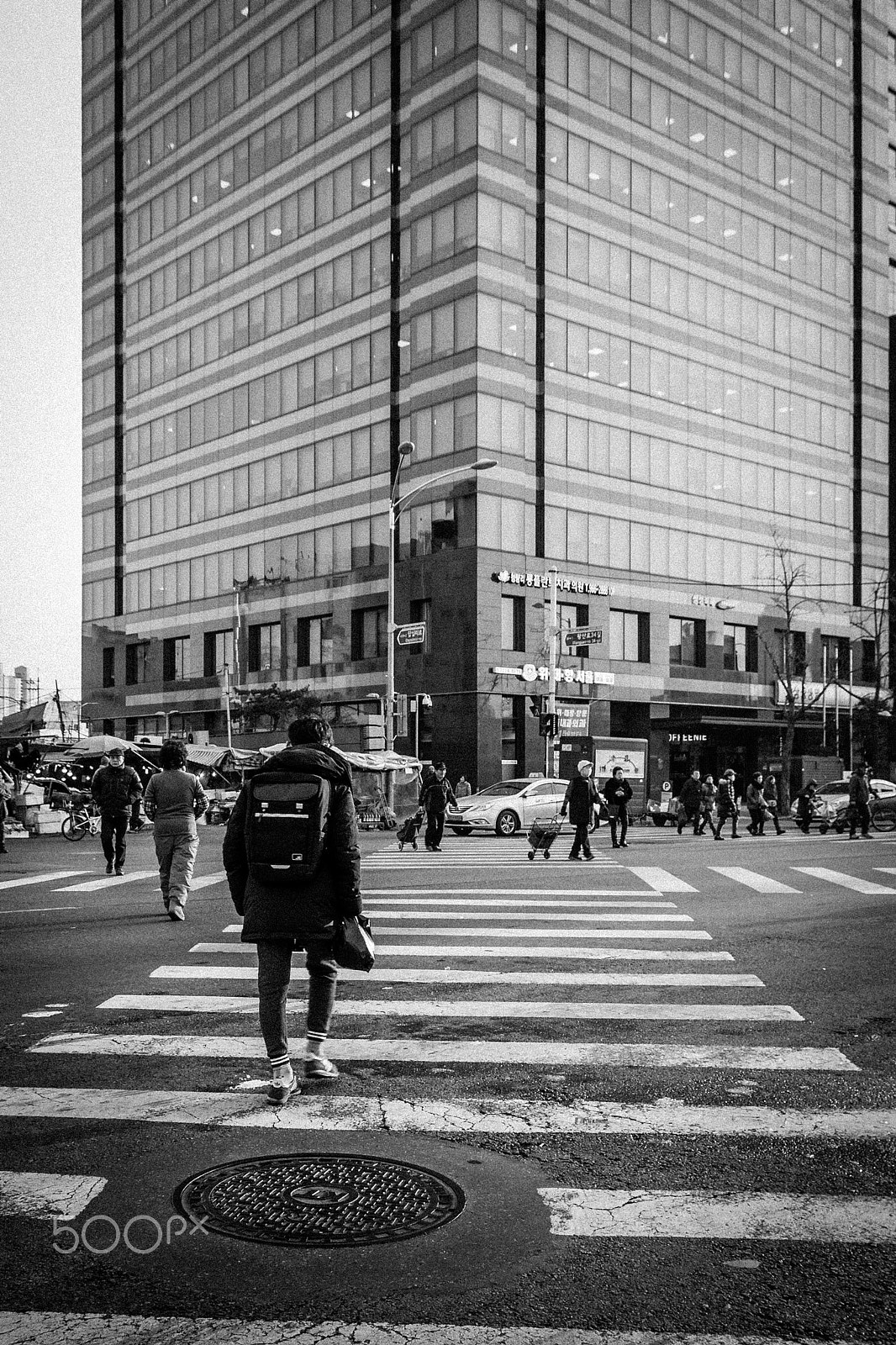 Sony SLT-A57 sample photo. Crosswalk photography