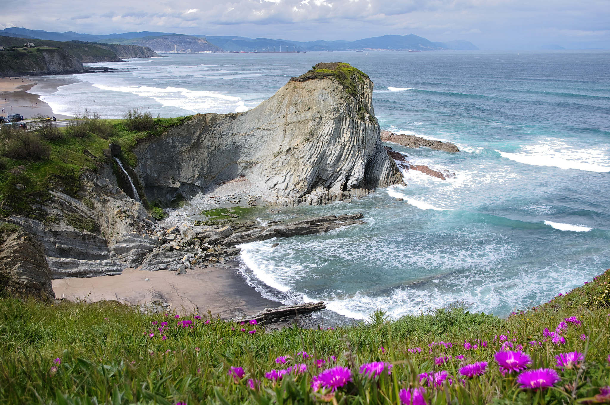 Pentax K-r sample photo. Sopelana beach photography