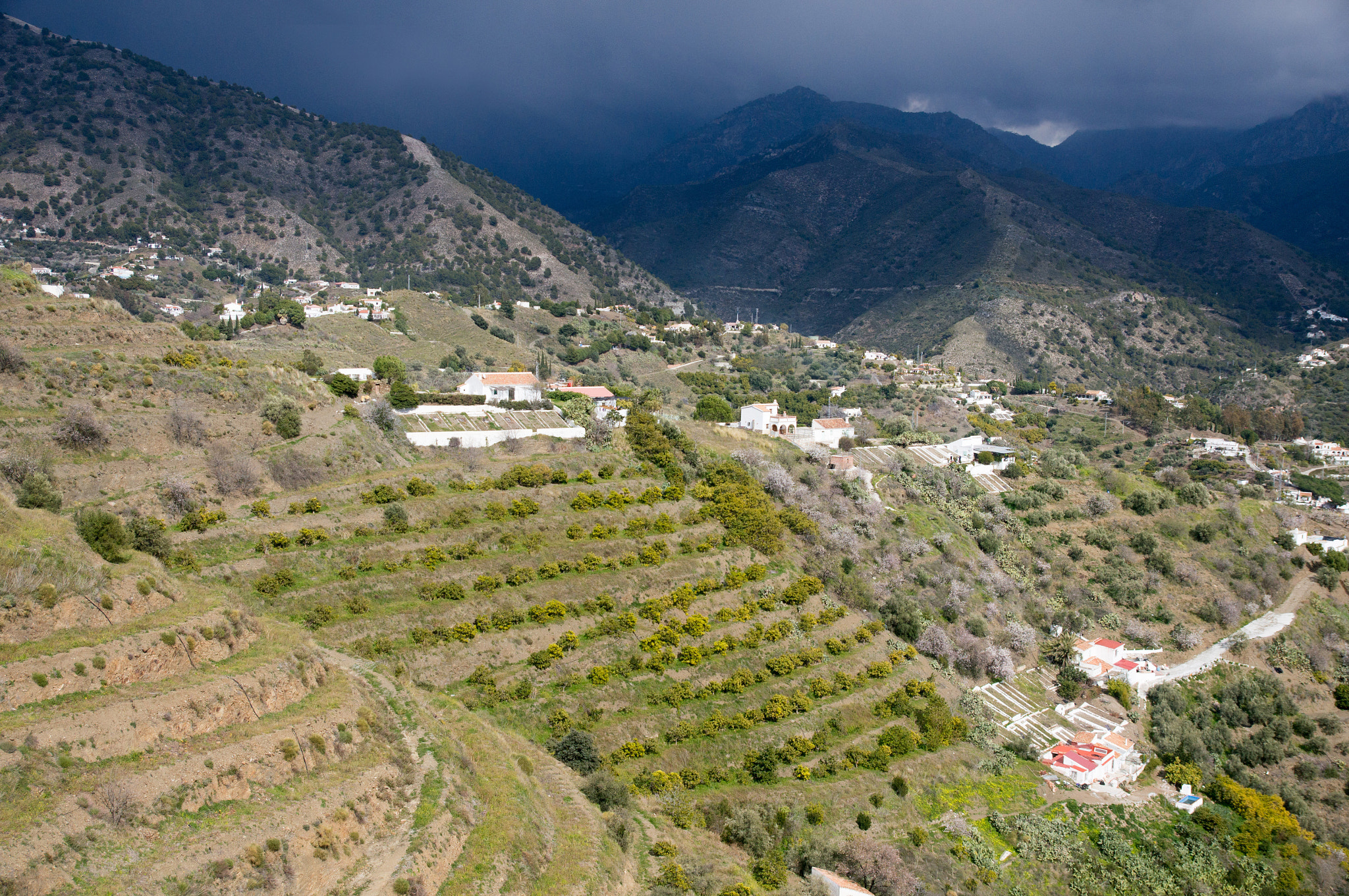 Sony Alpha DSLR-A580 + Tamron SP 24-70mm F2.8 Di VC USD sample photo. The axarquia region of andalucia photography