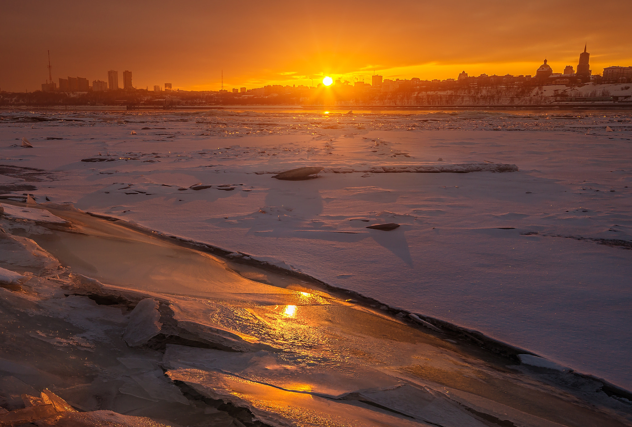 Sigma AF 10-20mm F4-5.6 EX DC sample photo. Another ice sunrise photography