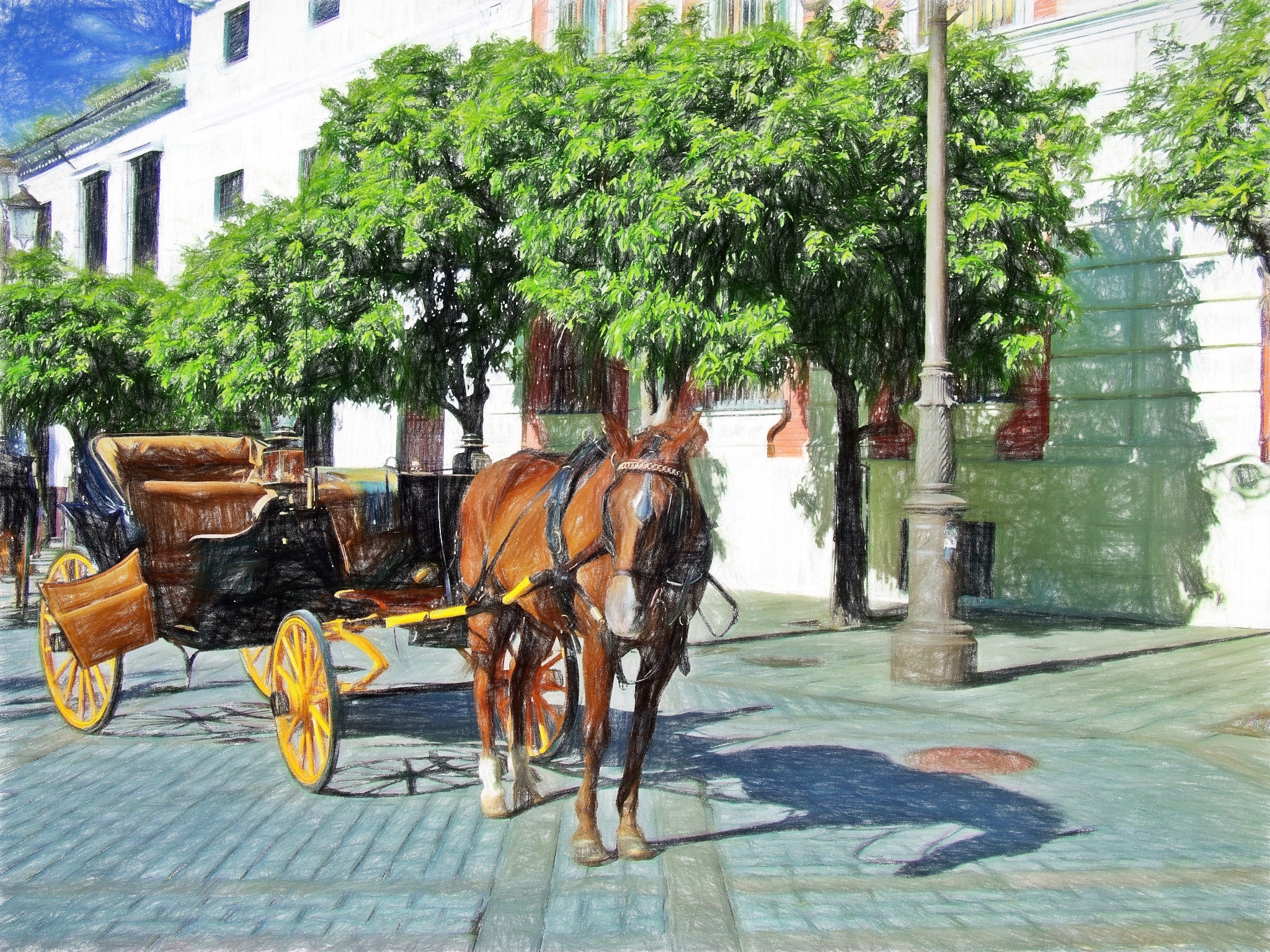 Fujifilm FinePix S5200 sample photo. Painting series: seville photography