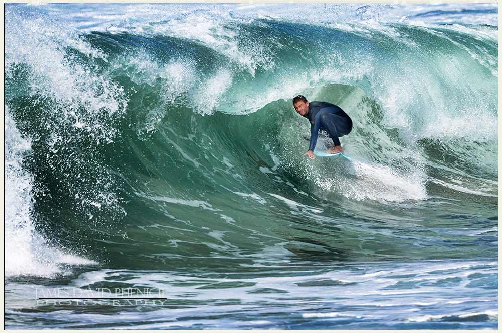 Nikon D7000 + Nikon AF-S Nikkor 500mm F4G ED VR sample photo. Surfs up:  the barrel photography