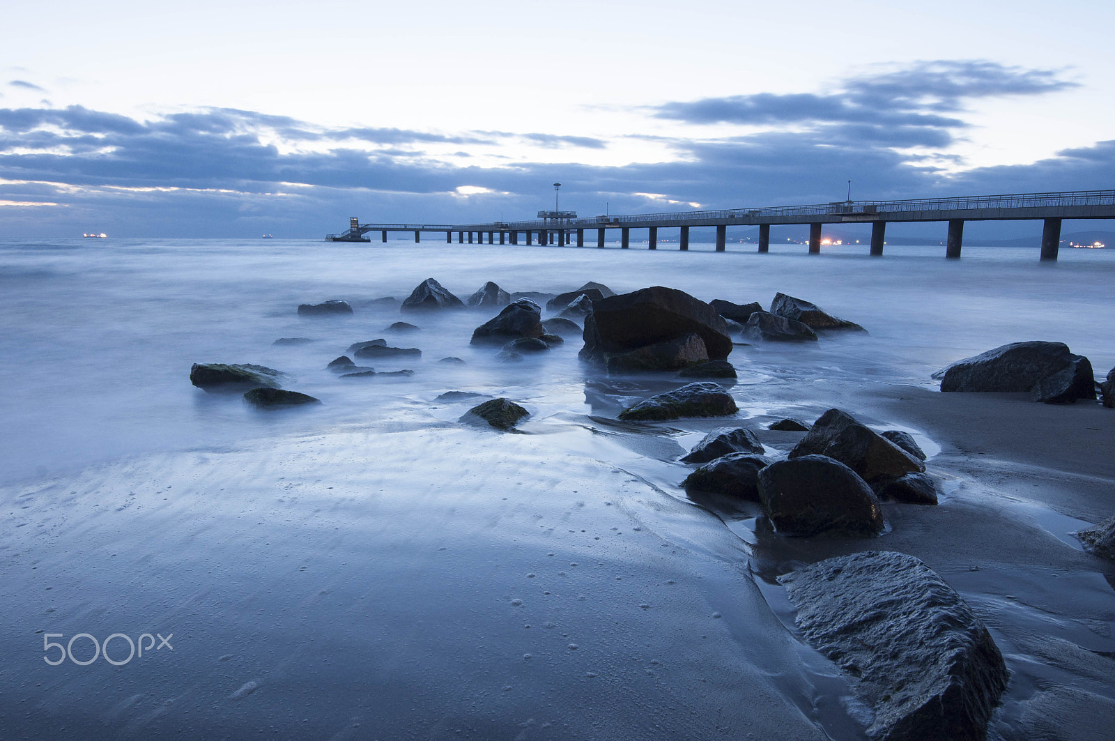 Nikon AF-S Nikkor 16-35mm F4G ED VR sample photo. Sunrise at burgas, bulgaria photography