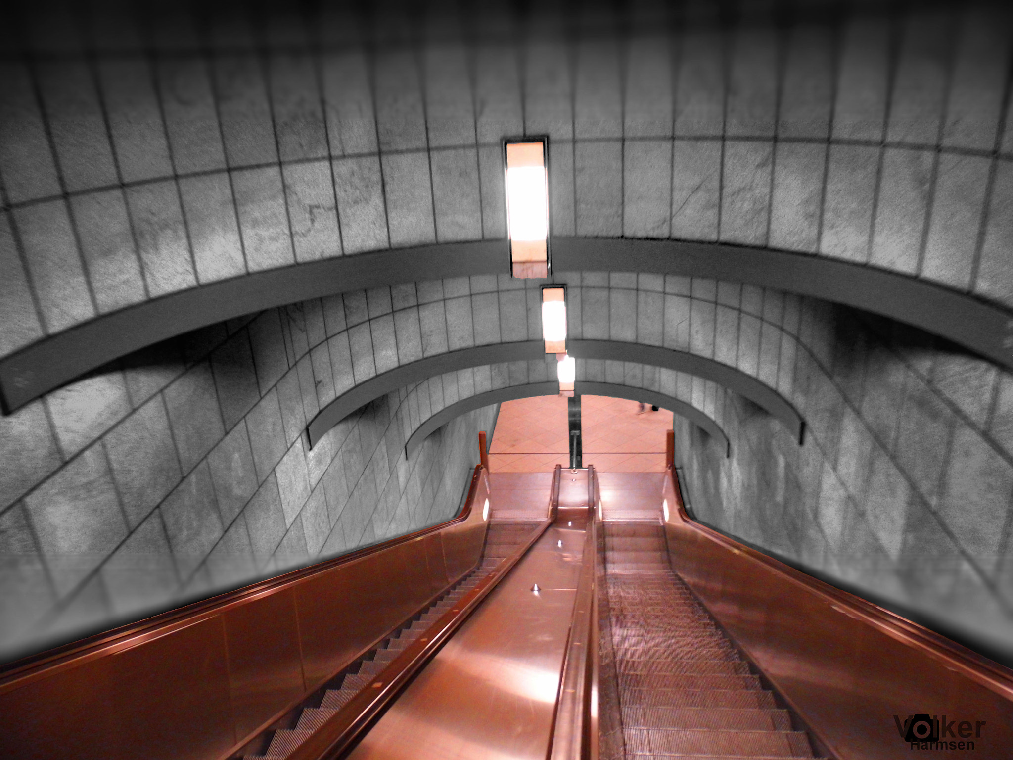 PENTACON luxmedia 16-Z21S sample photo. Stairway b/w photography