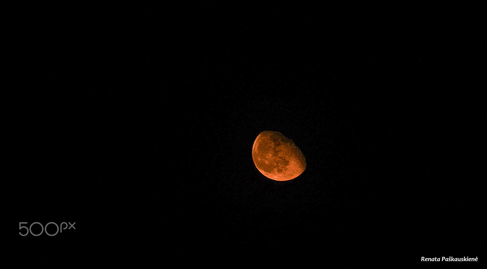 Pentax K-3 sample photo. Moon photography
