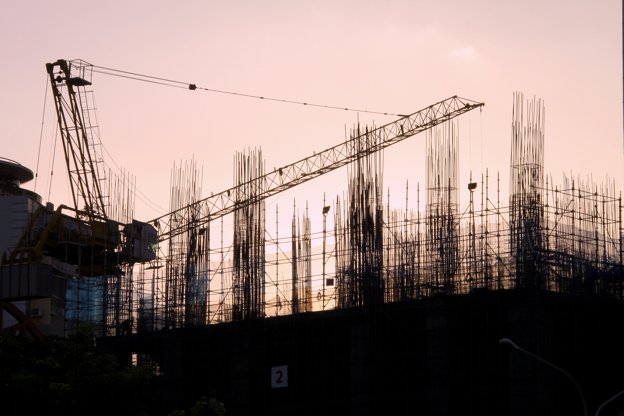 Sigma 18-200mm f/3.5-6.3 DC OS sample photo. Saigon construction photography