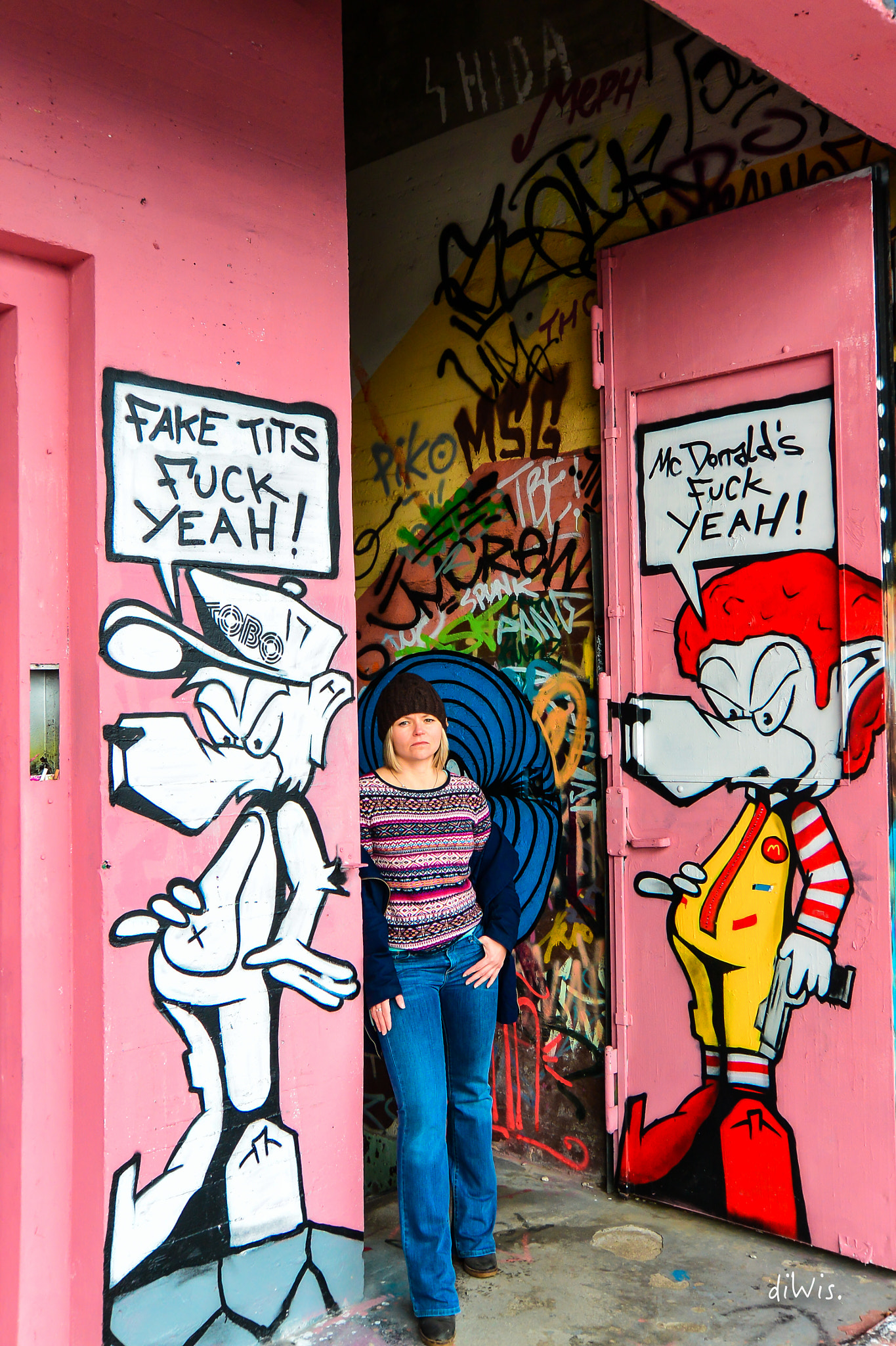 1 NIKKOR VR 10-100mm f/4-5.6 sample photo. Pink berlin photography