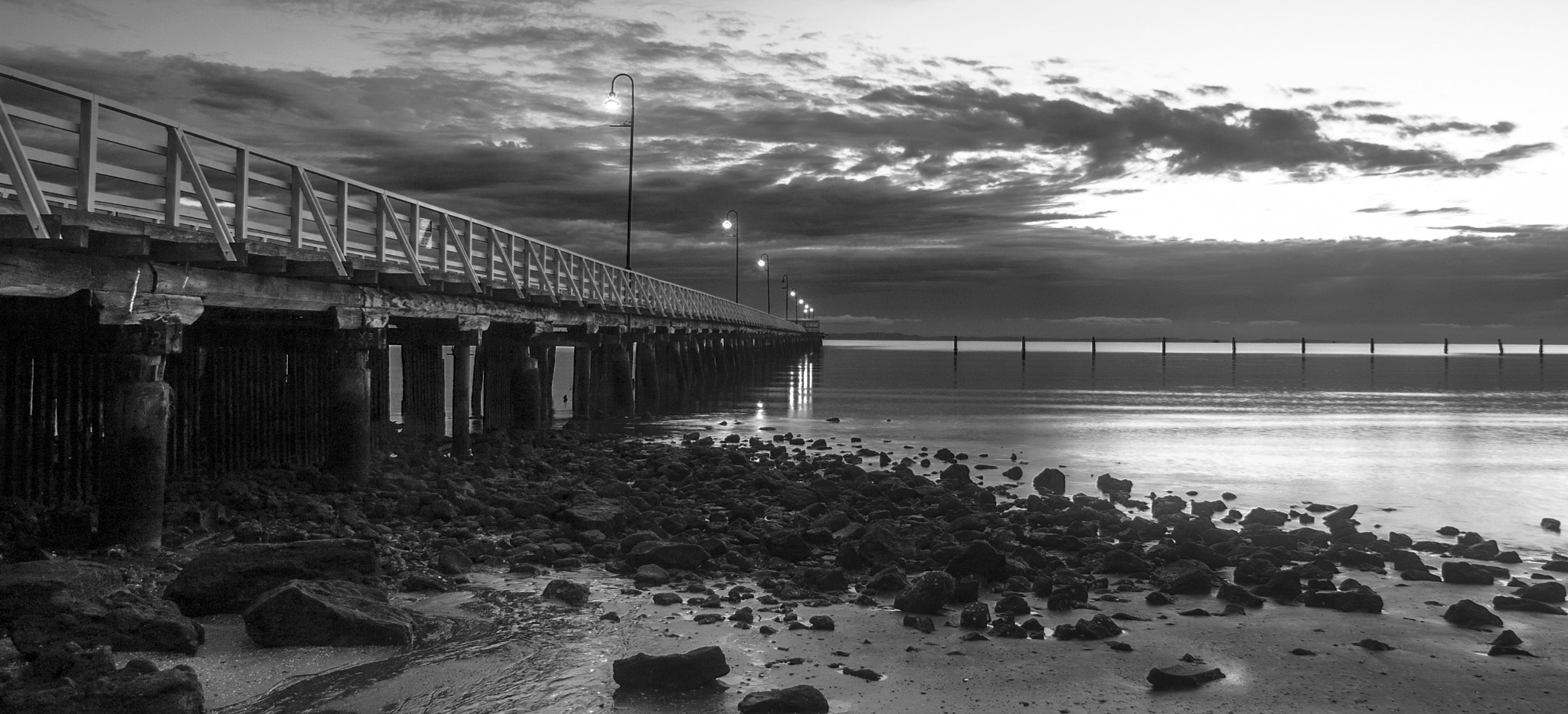 Pentax *ist DL sample photo. Scarbrough sunrise cropped photography