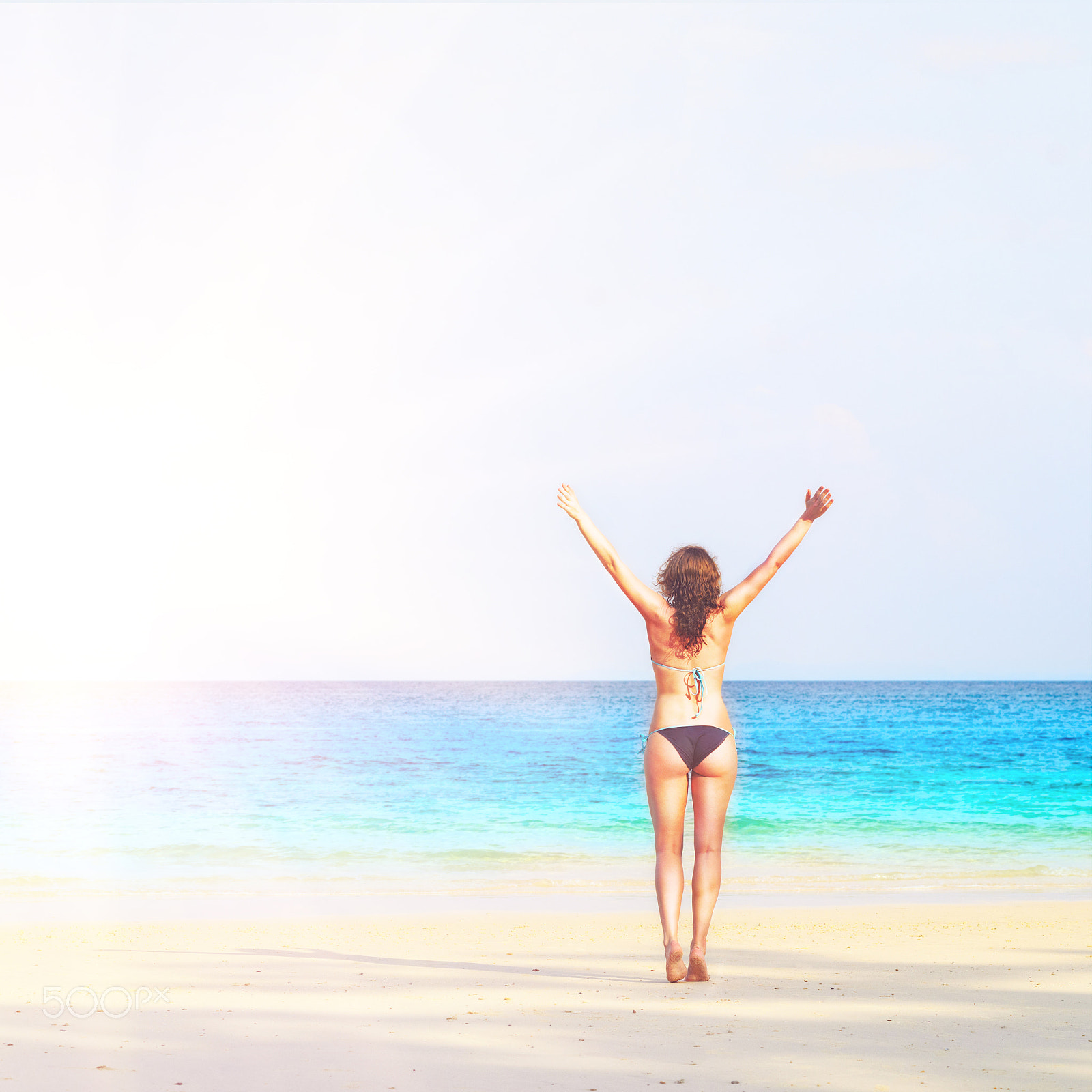 Sigma 50-150mm F2.8 EX APO DC HSM II sample photo. Woman on beach photography