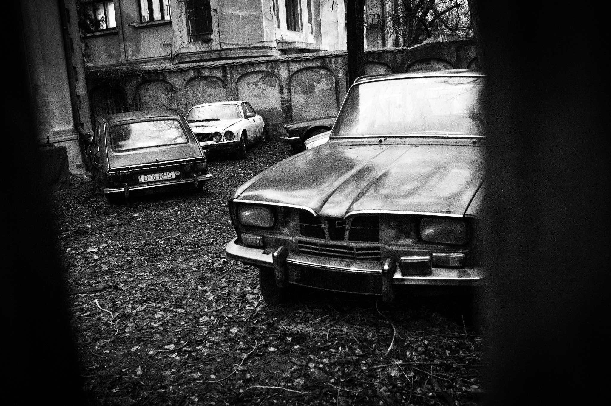 Nikon AF-S Nikkor 18-35mm F3.5-4.5G ED sample photo. Private car cemetery photography