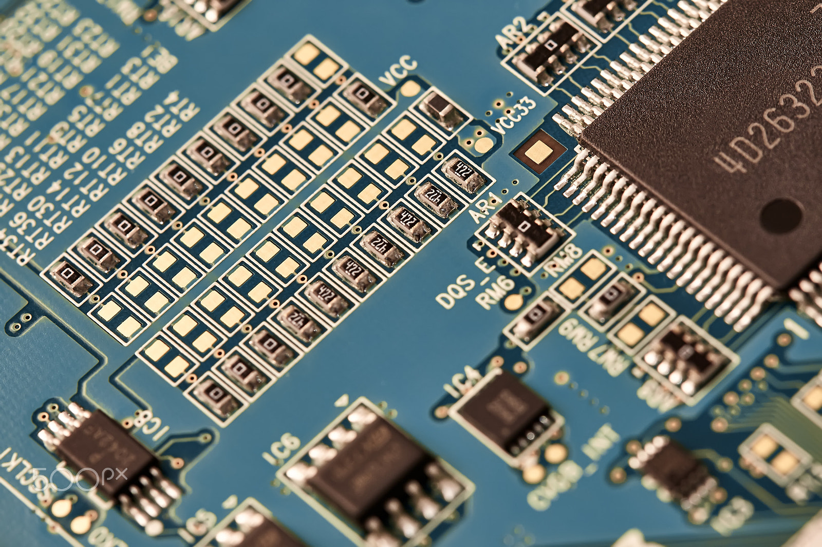 Canon EOS 40D + Canon EF 100mm F2.8 Macro USM sample photo. Electronic circuit board close up. photography