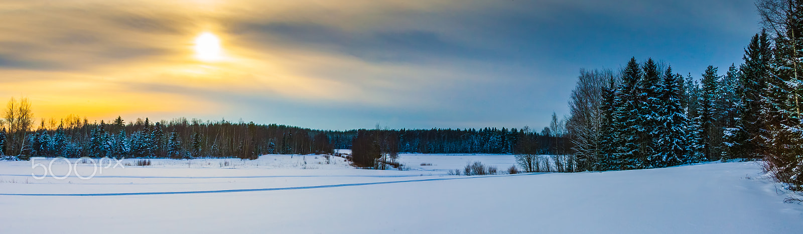 Canon EOS-1D Mark II sample photo. Winter landscape photography