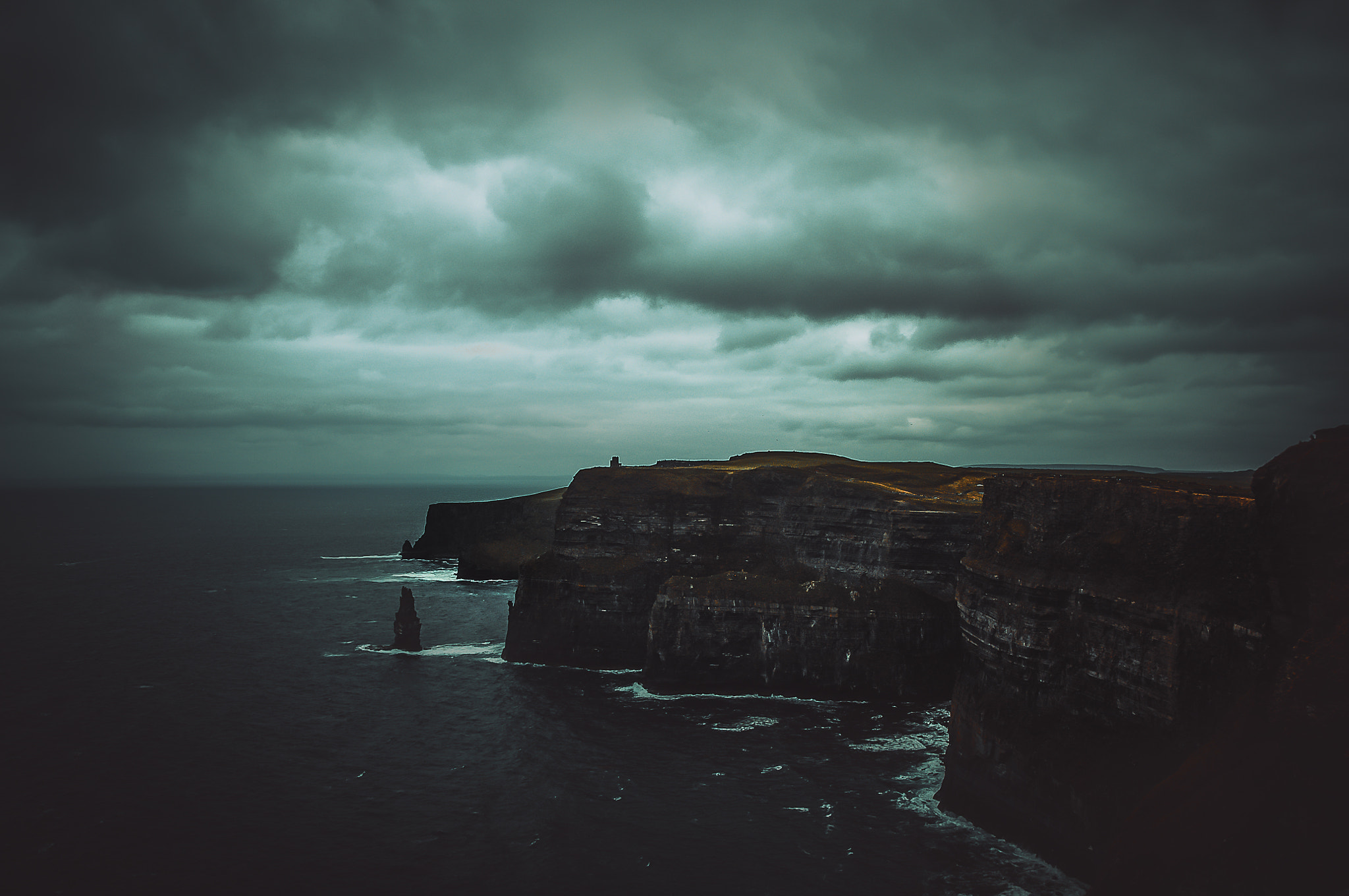 Nikon D300S + Tamron 18-270mm F3.5-6.3 Di II VC PZD sample photo. Cliffs of moher photography