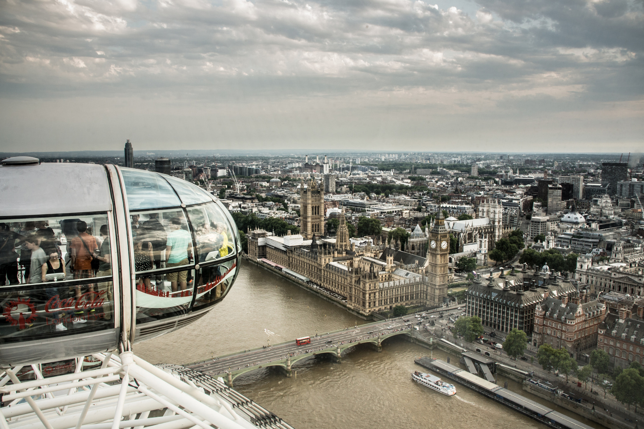 Sony SLT-A77 + Sigma 18-200mm F3.5-6.3 DC sample photo. London eye photography