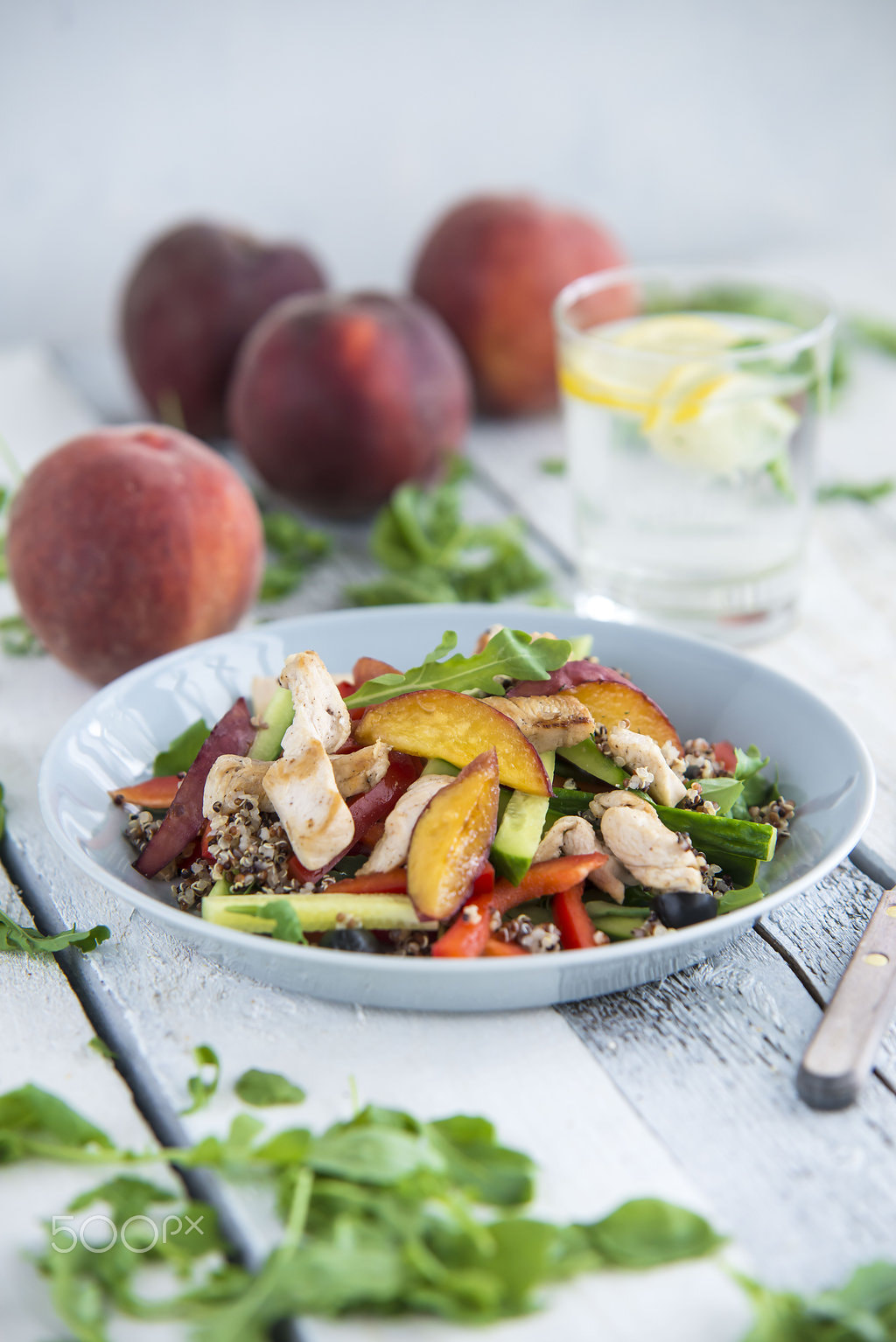 Sigma 70-200mm F2.8 EX DG Macro HSM II sample photo. Quinoa salad photography