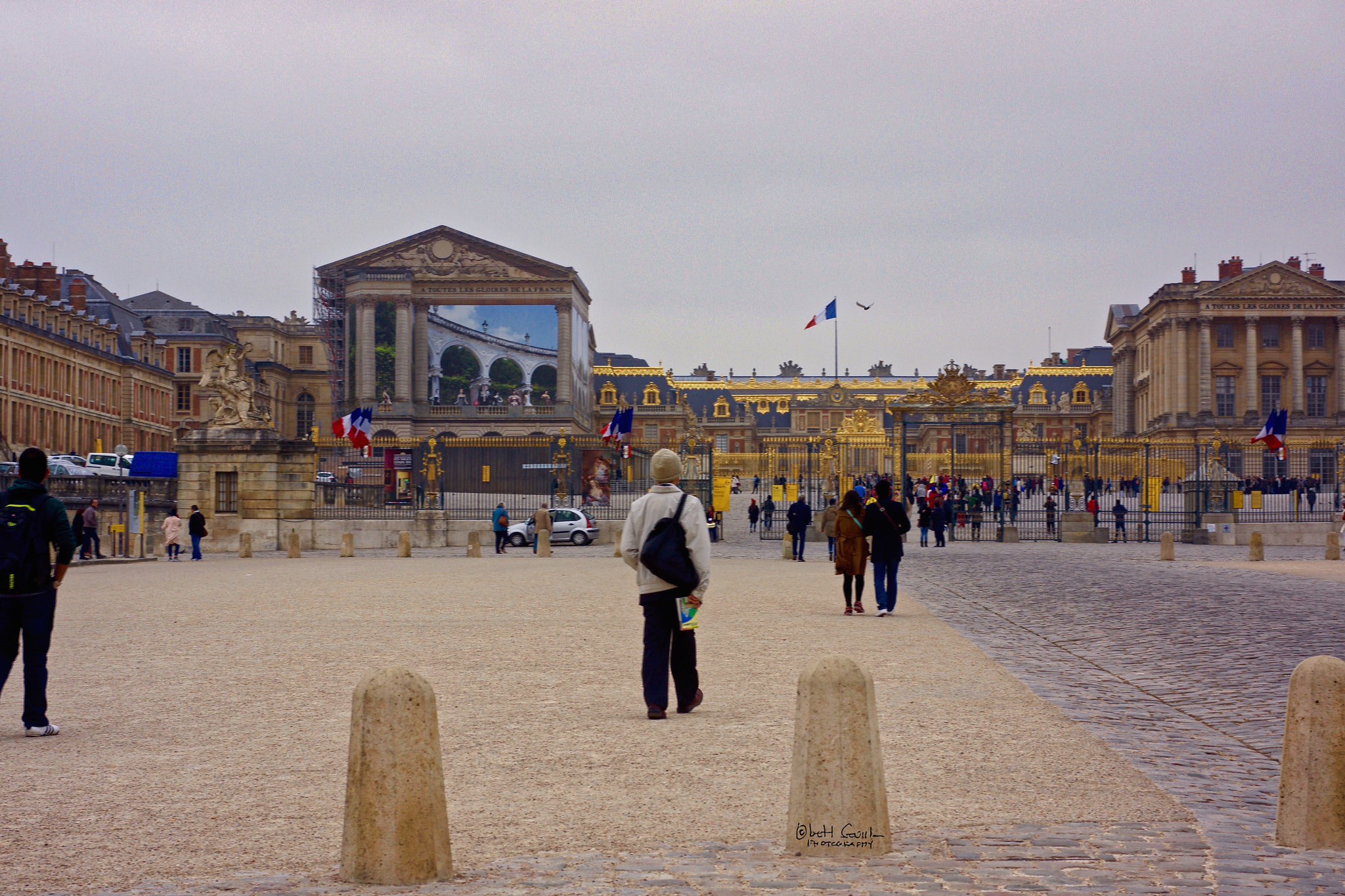 Sony Alpha NEX-7 + Sony Sonnar T* FE 55mm F1.8 ZA sample photo. Winter visit at chatéau de versailles photography