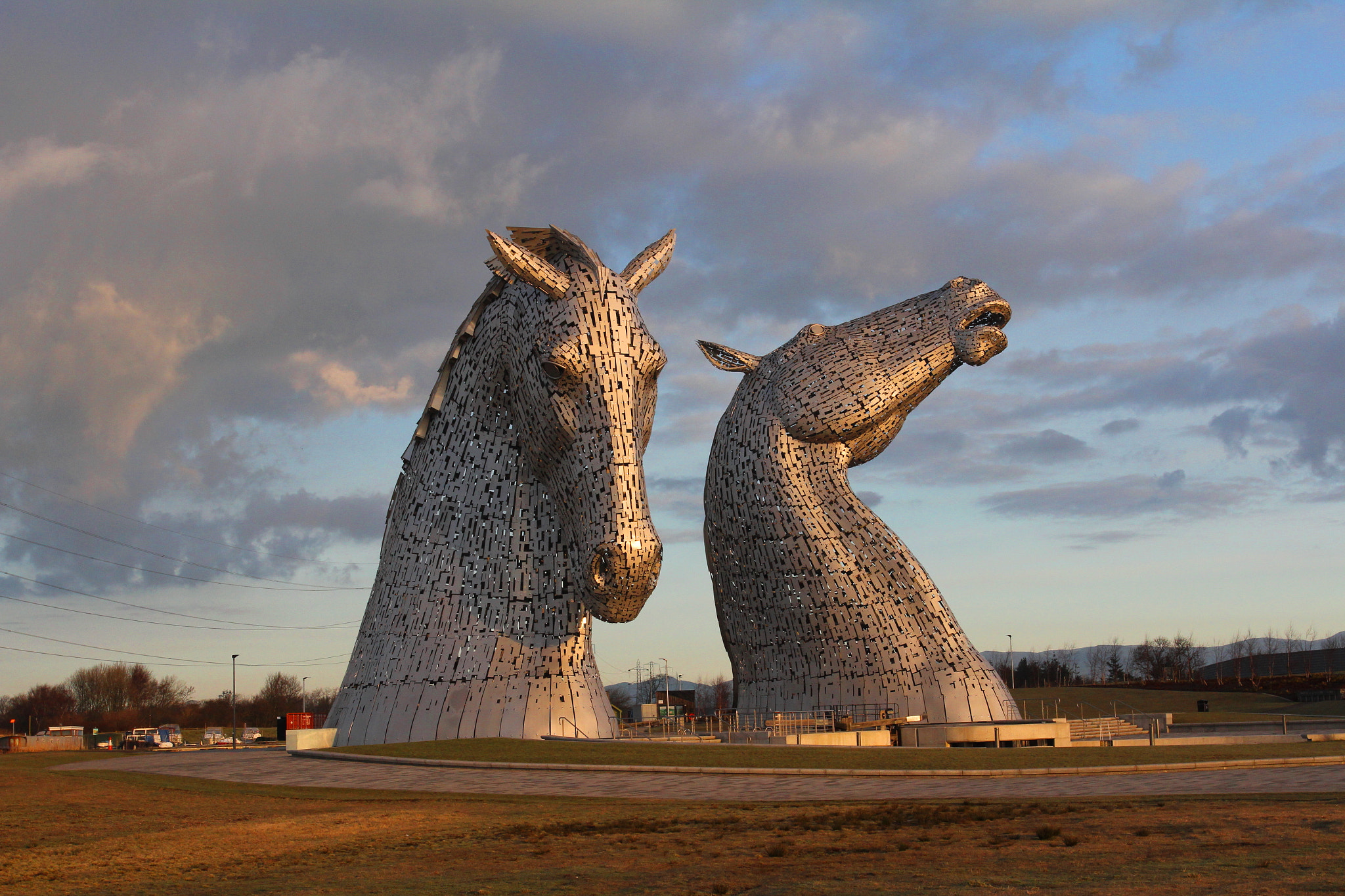 Canon EOS 60D + Canon EF 17-40mm F4L USM sample photo. Kelpies on a fine morning photography
