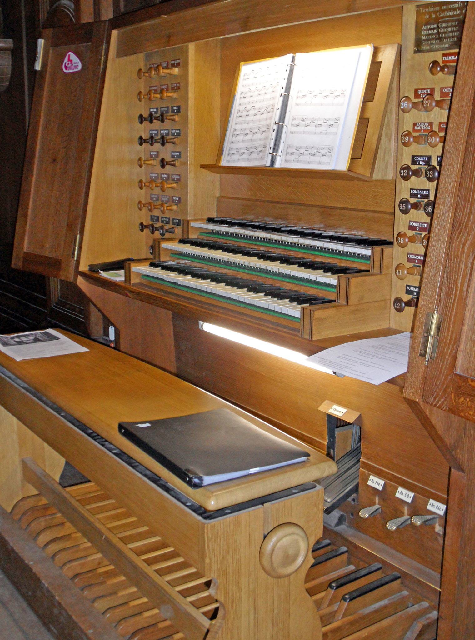Samsung WB650 / VLUU WB650 /  WB660 sample photo. Tulle cathedral organ photography