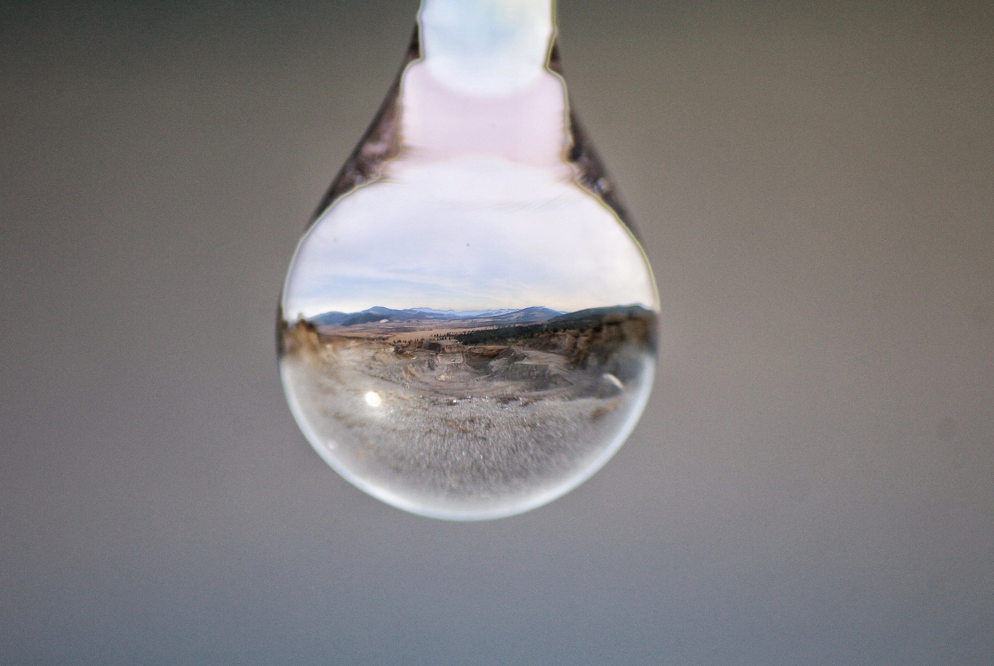 Canon EF-S 55-250mm F4-5.6 IS sample photo. Crystal drop mountain photography