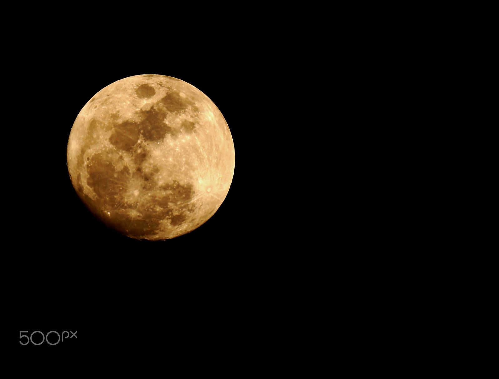 Sony SLT-A33 + Sony 500mm F8 Reflex sample photo. Full moon photography