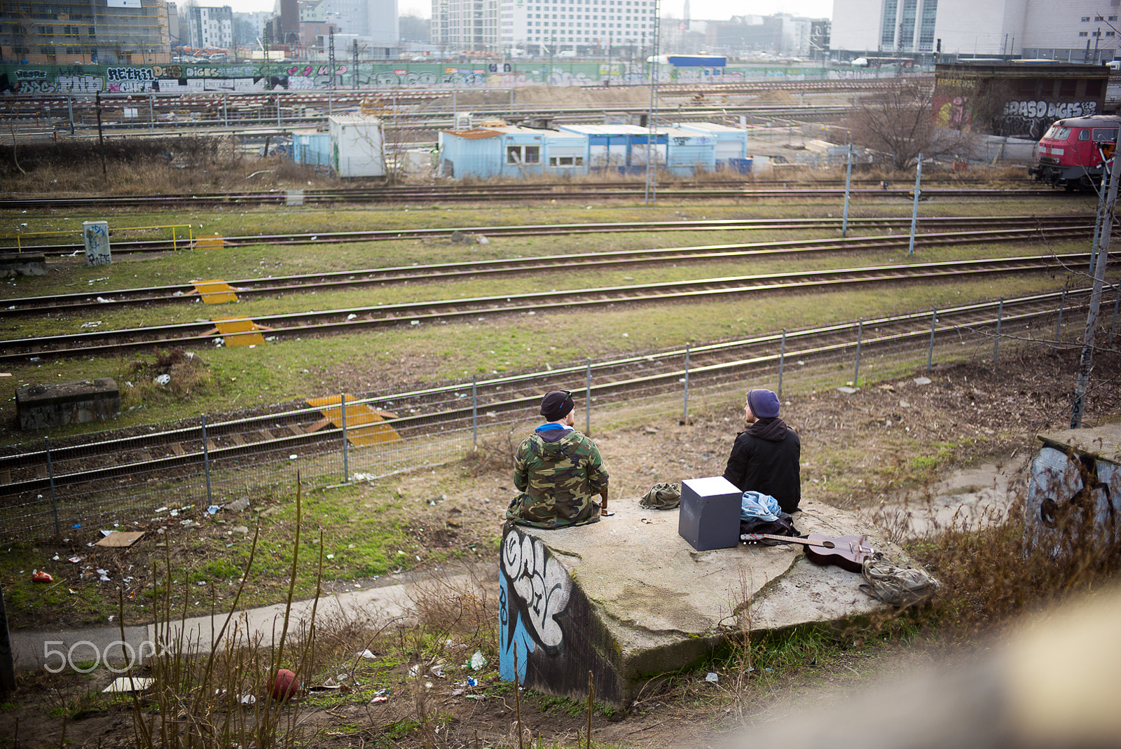 Summicron-M 1:2/90 Leitz sample photo. Trainspotting in berlin photography