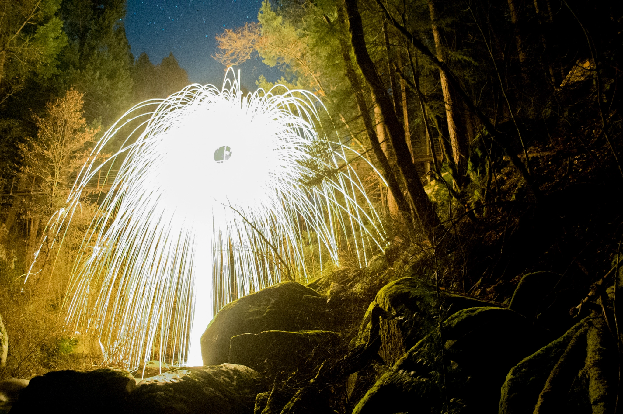 Nikon D4S sample photo. Steel wool bridge photography