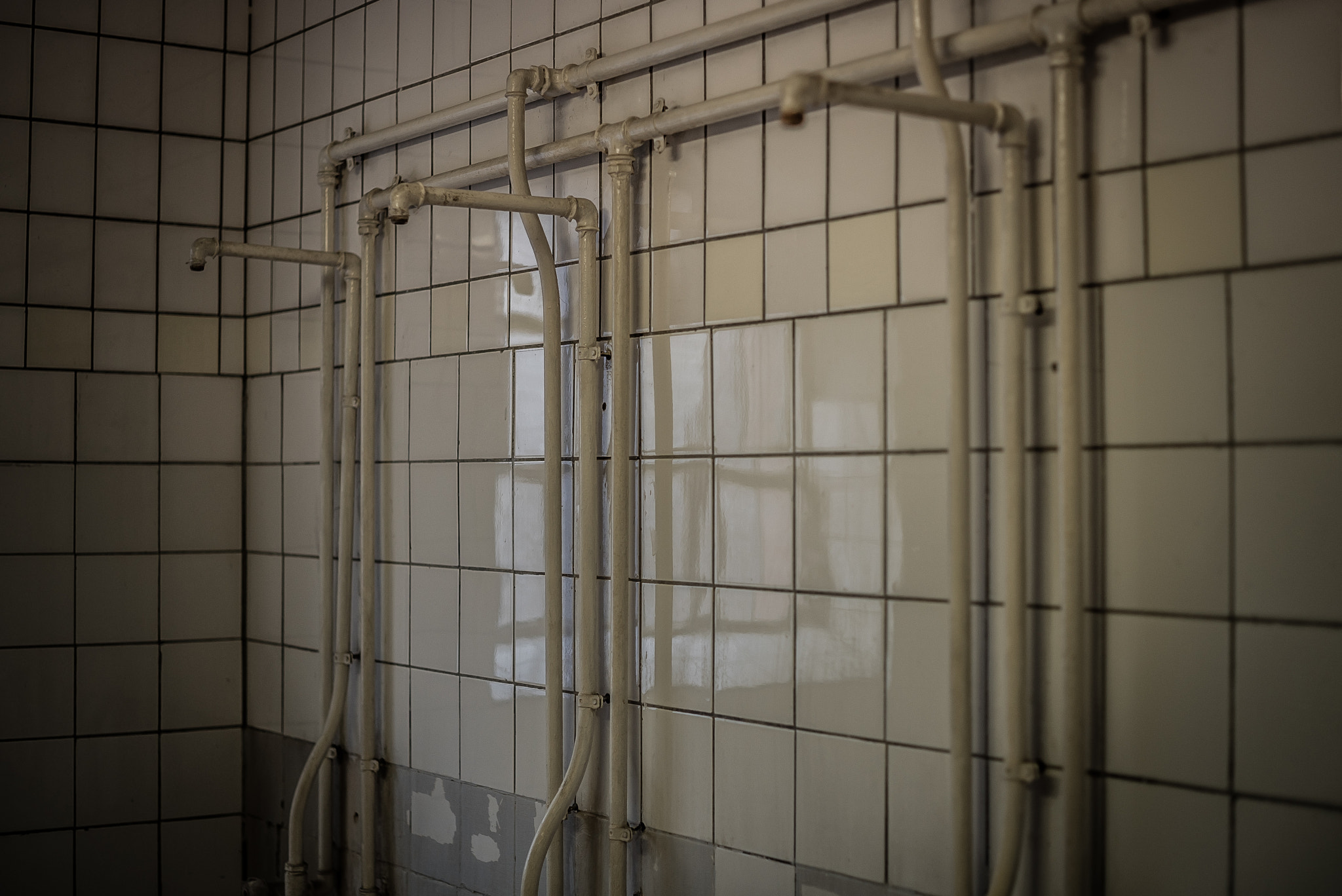 E 50mm F2 sample photo. Shower photography