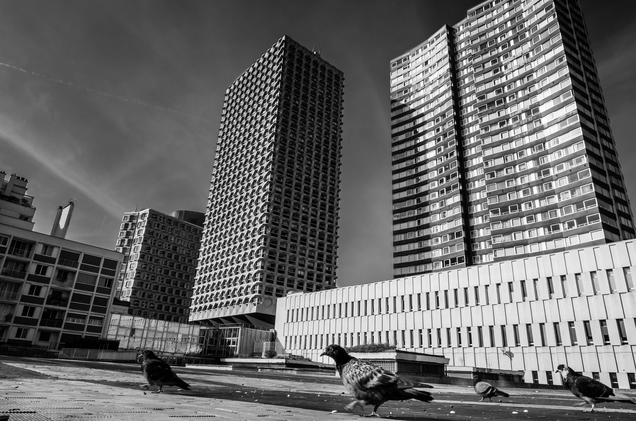 Pentax K-5 + HD Pentax DA 15mm F4 ED AL Limited sample photo. 70's architecture photography