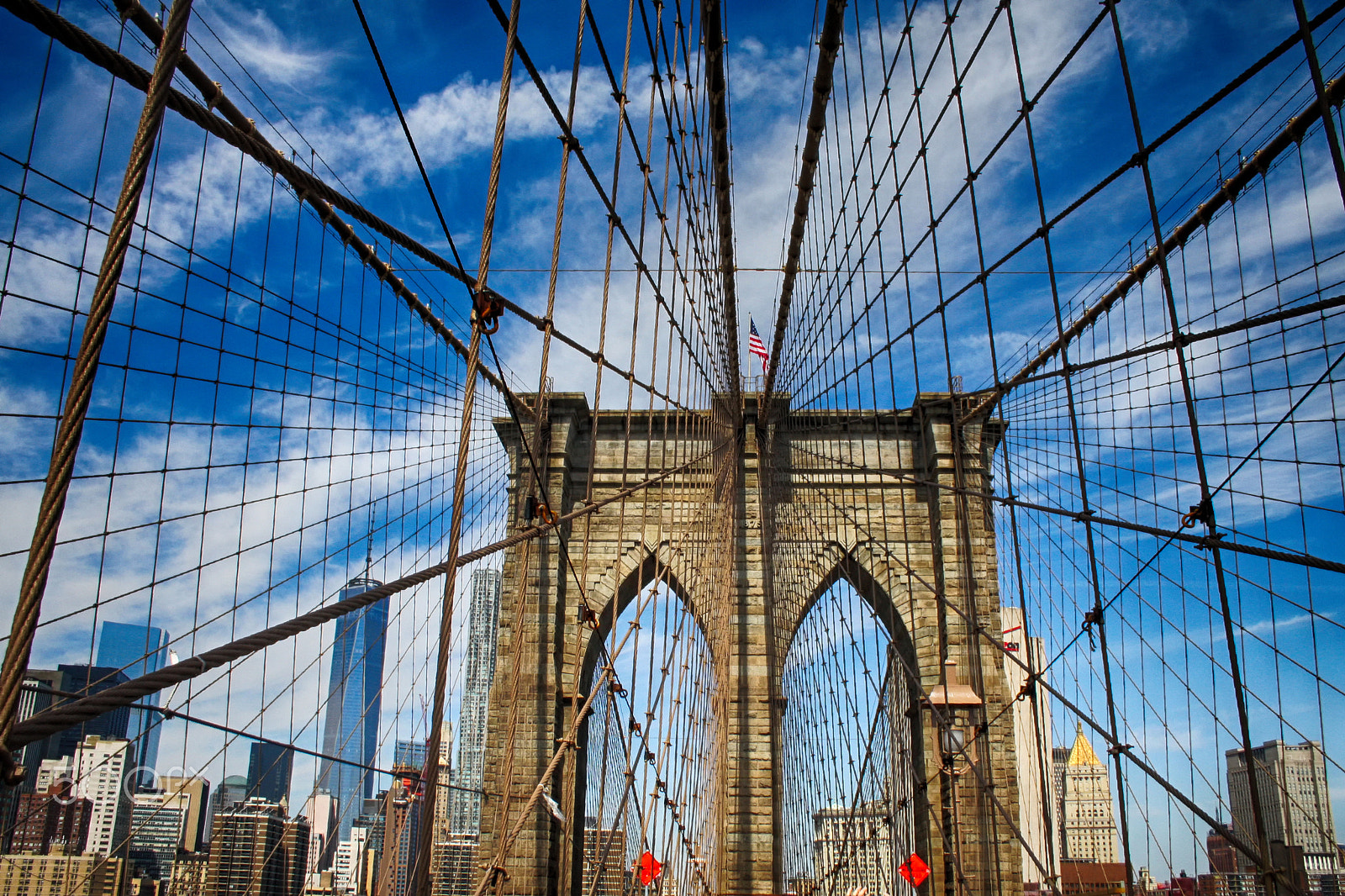 Canon EF-S 18-55mm F3.5-5.6 sample photo. Brooklyn bridge photography