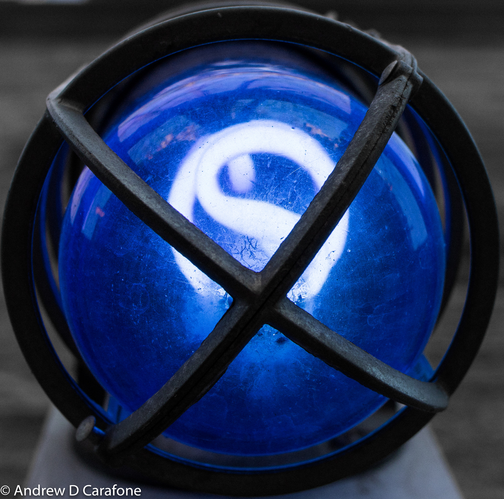 Tamron SP 35mm F1.8 Di VC USD sample photo. Blue safety light photography