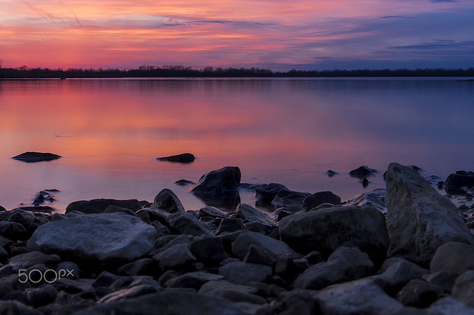 Sony SLT-A55 (SLT-A55V) sample photo. Sunset at buck pond photography