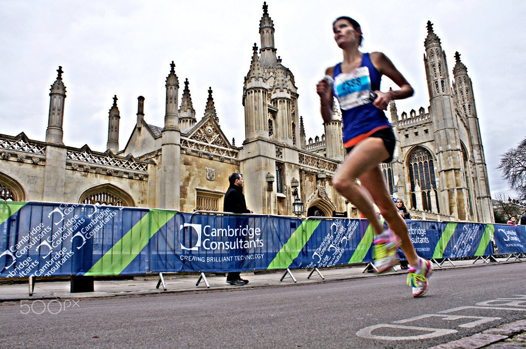 Sony SLT-A55 (SLT-A55V) sample photo. Cambridge half marathon ii photography