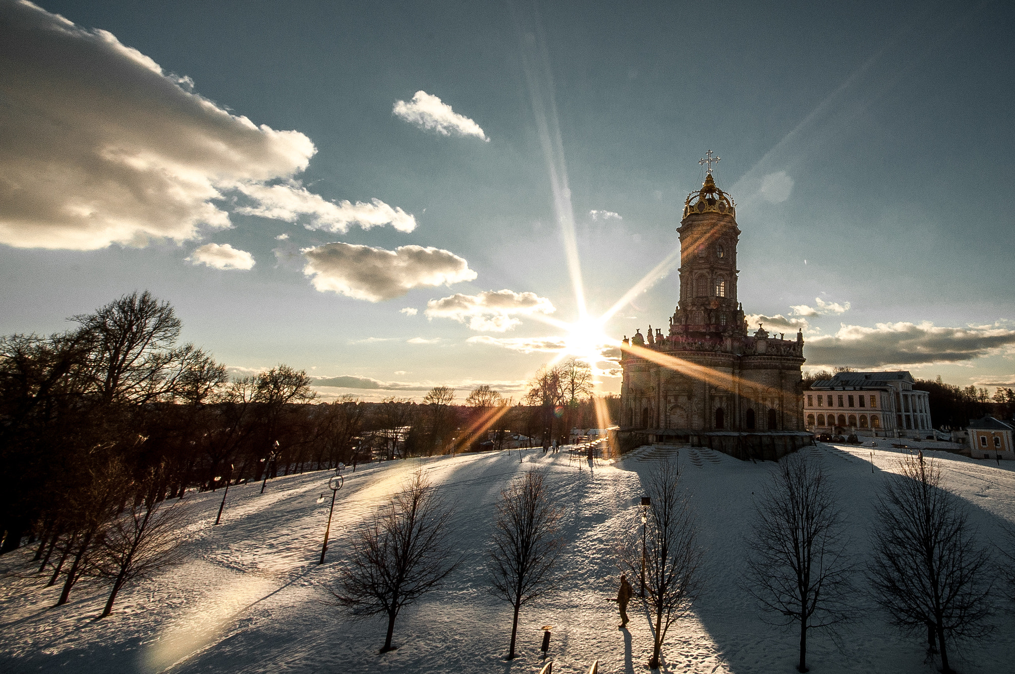 Samyang 14mm F2.8 ED AS IF UMC sample photo. Dubrovitsy sunset photography