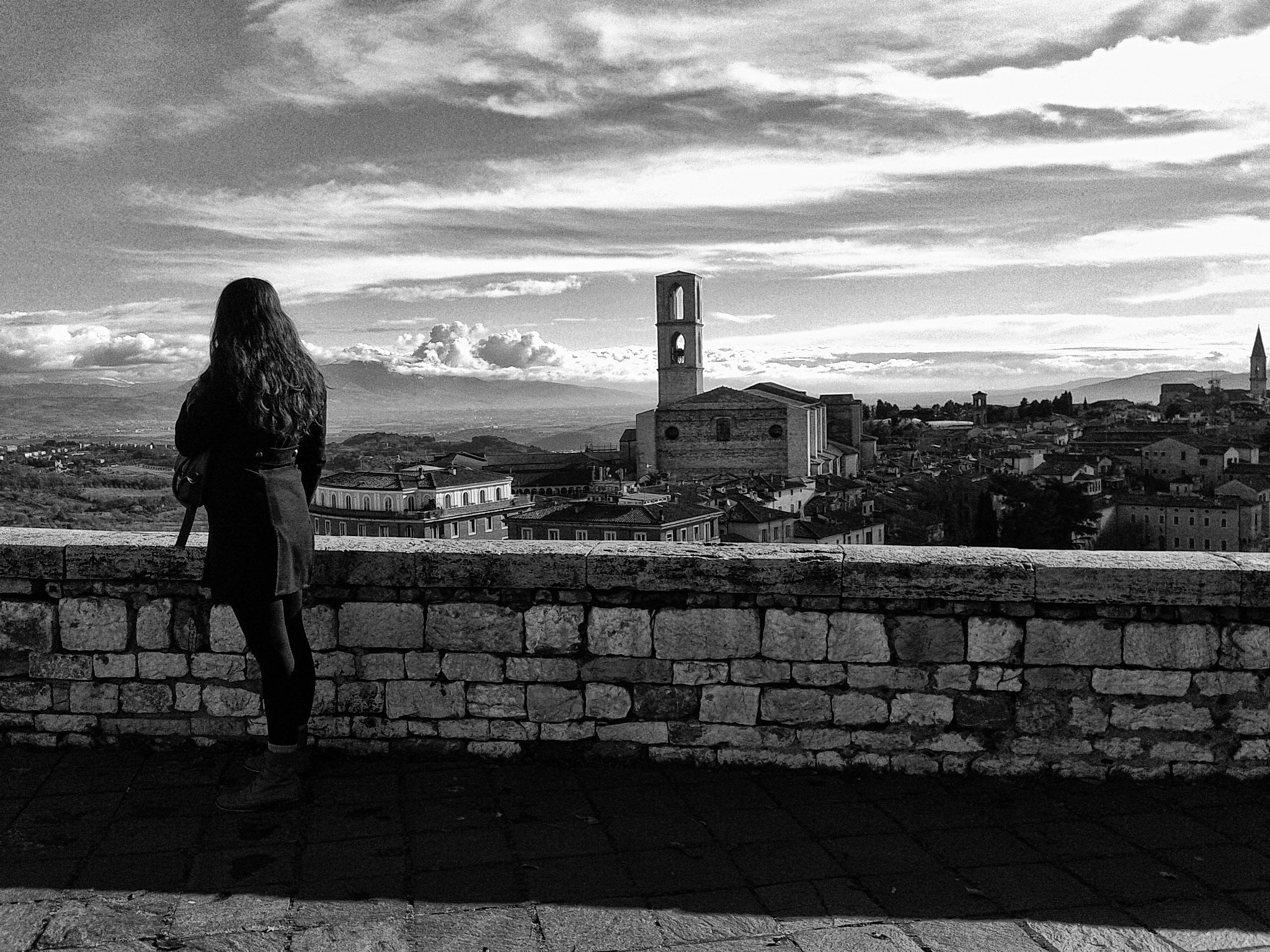 Samsung Galaxy S Advance sample photo. Perugia landscape photography