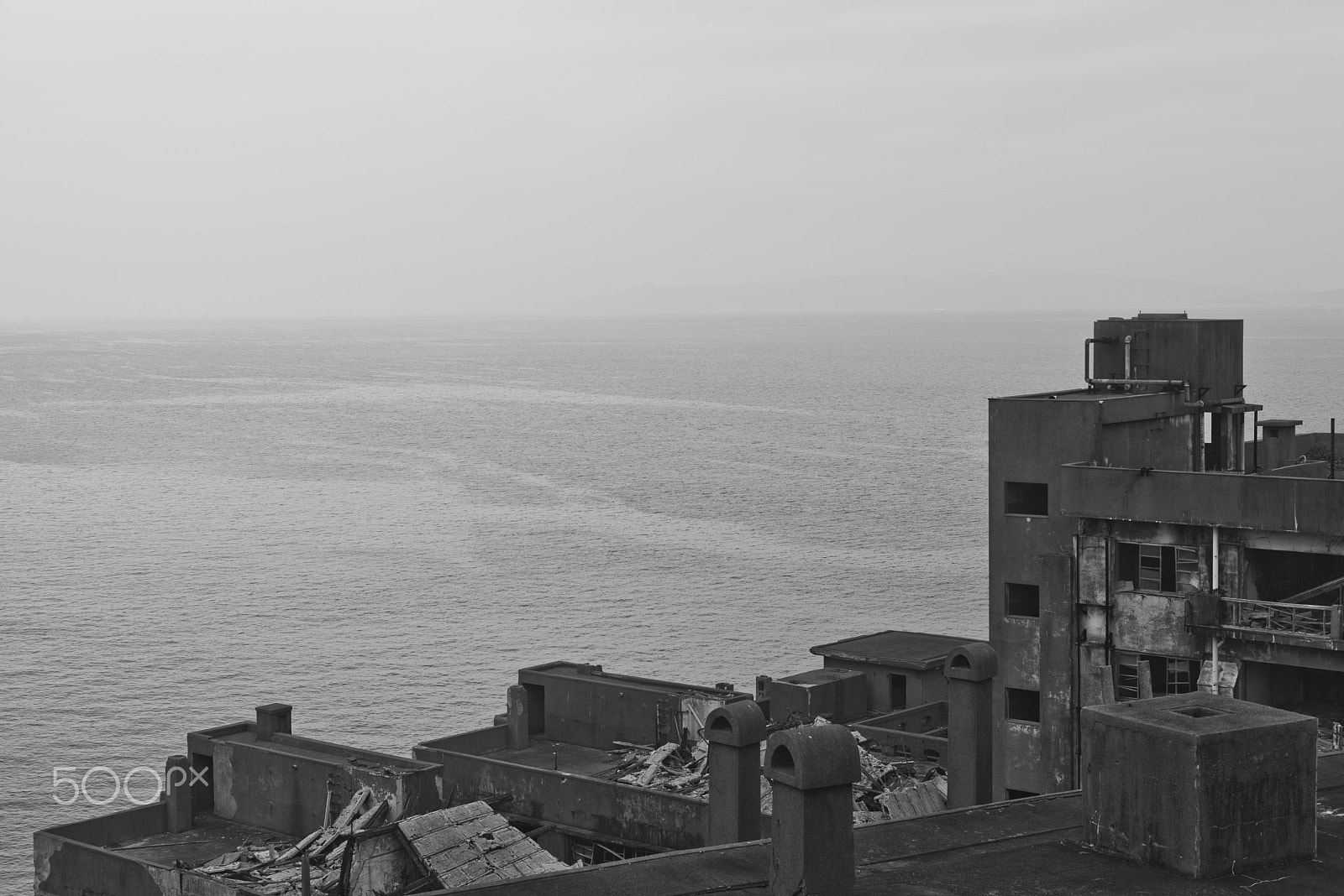 Sigma 24mm F1.8 EX DG Aspherical Macro sample photo. Island ruin in japan - hashima island 02 photography