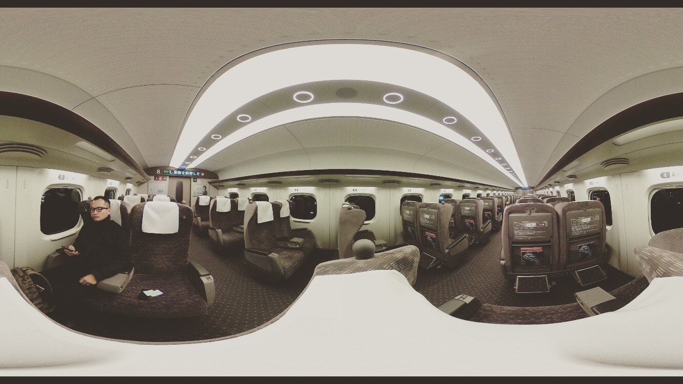 Ricoh Theta S sample photo. なぜか貸切  photography