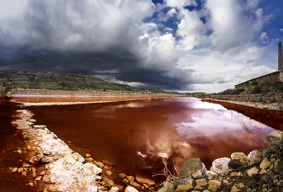 Olympus E-5 + OLYMPUS  7-14mm Lens sample photo. Panorámica salinas de imón photography