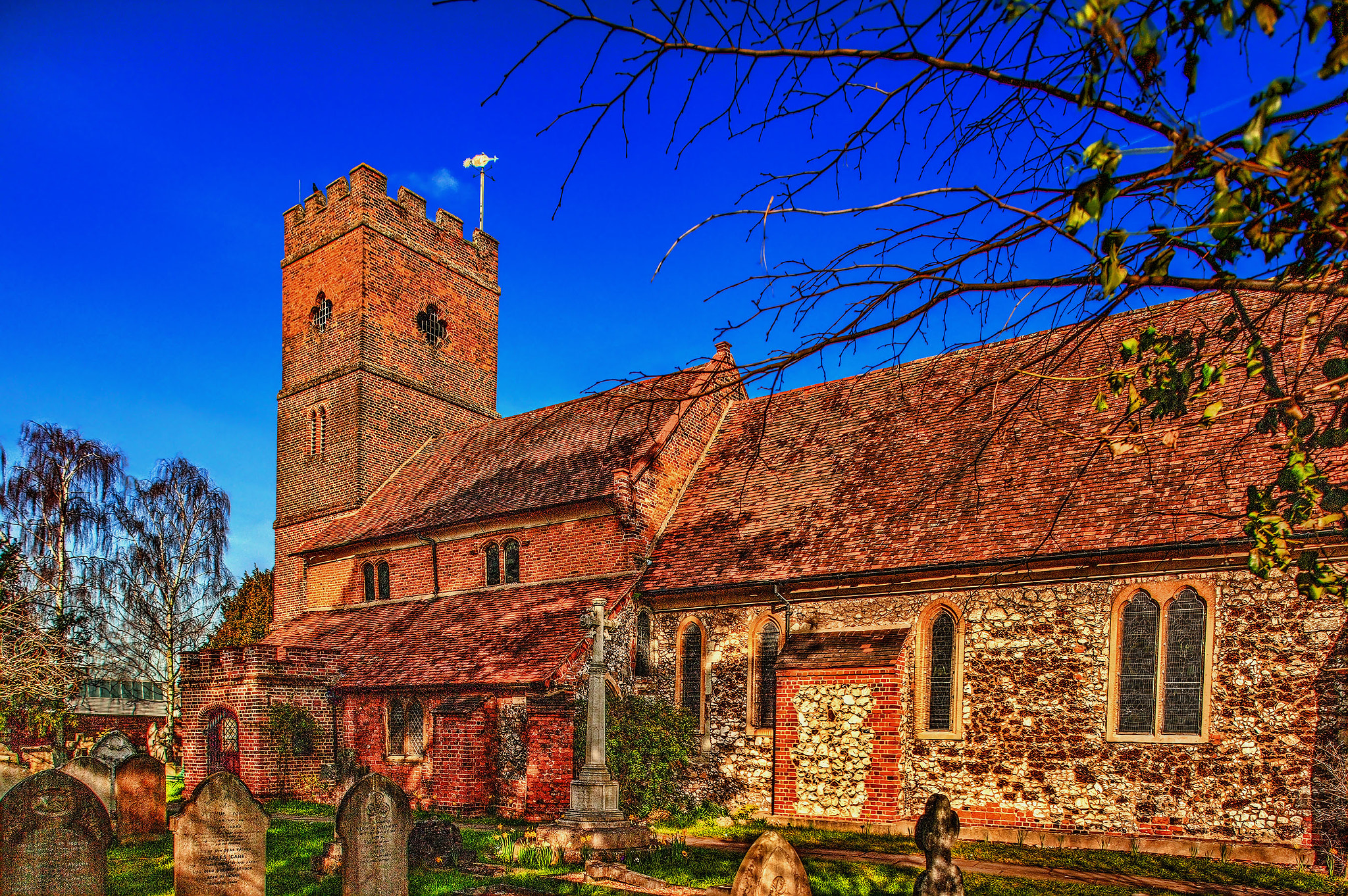 Canon EOS 5D + Canon TS-E 24mm f/3.5L sample photo. St mary magdalene church littleton photography