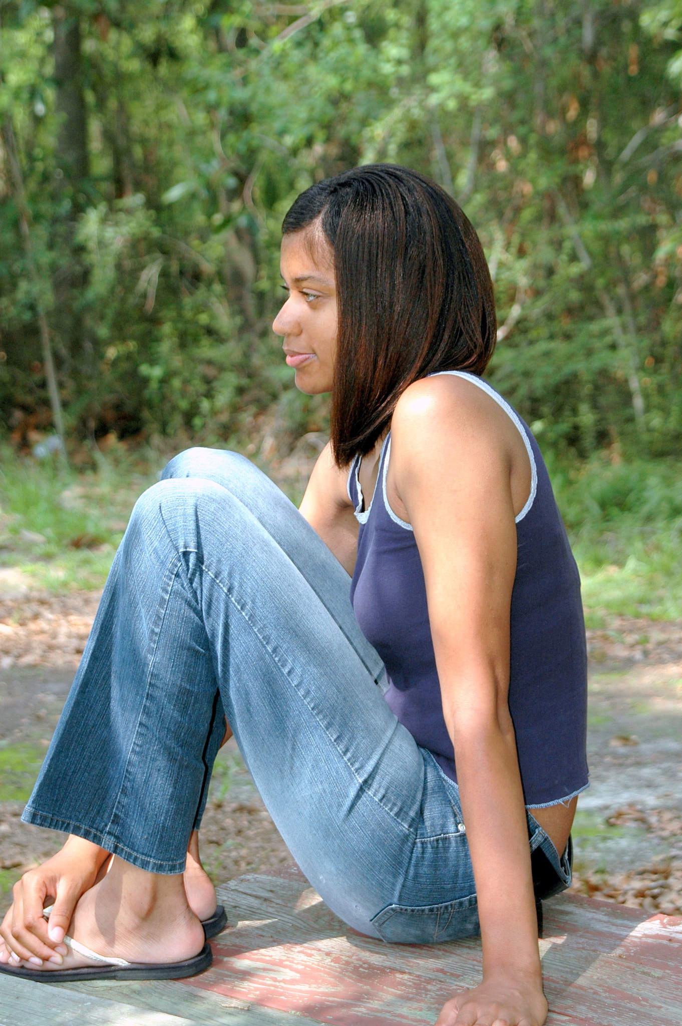 Nikon D70 sample photo. African american female. photography
