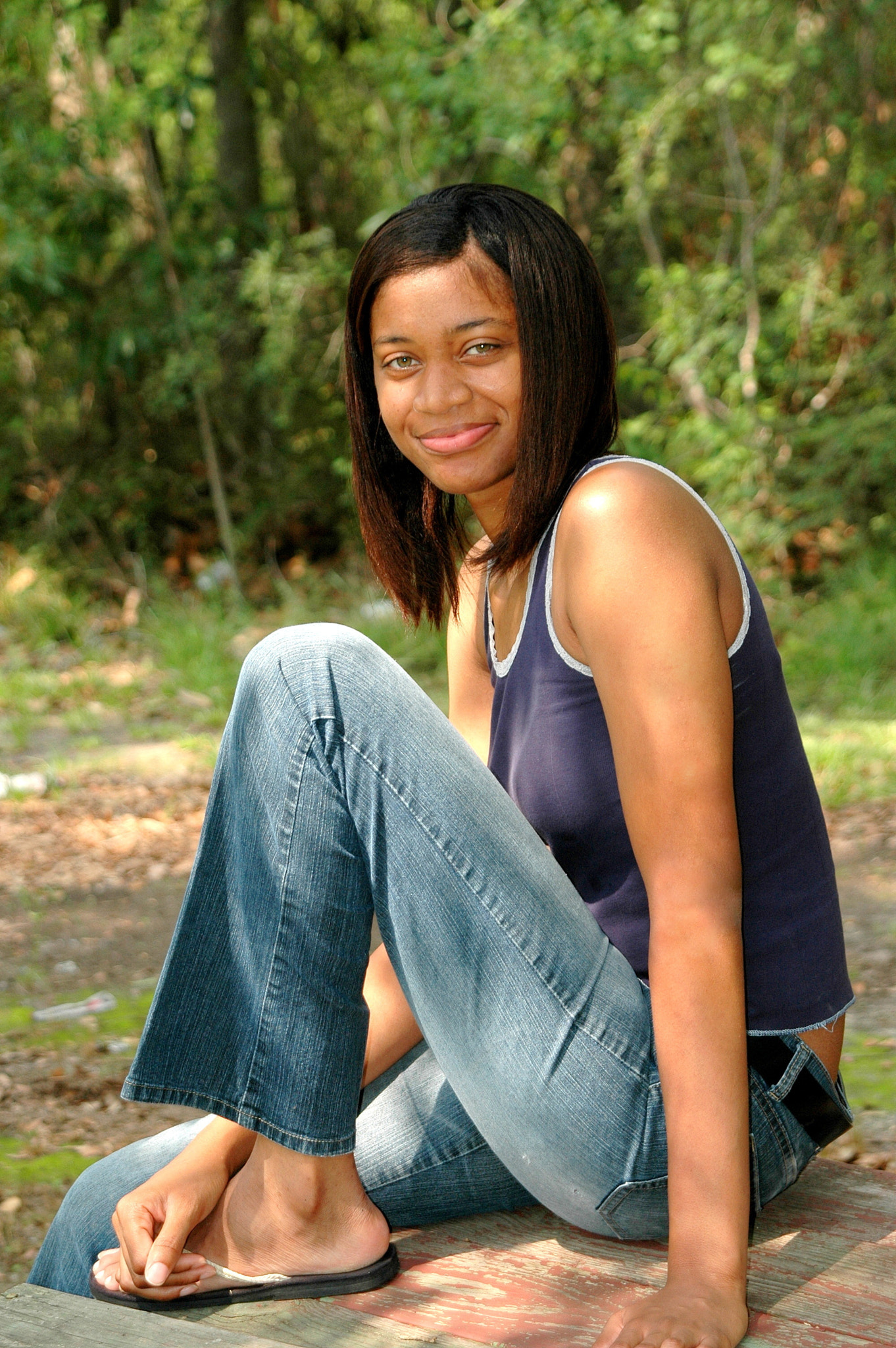 Nikon D70 sample photo. African american female. photography