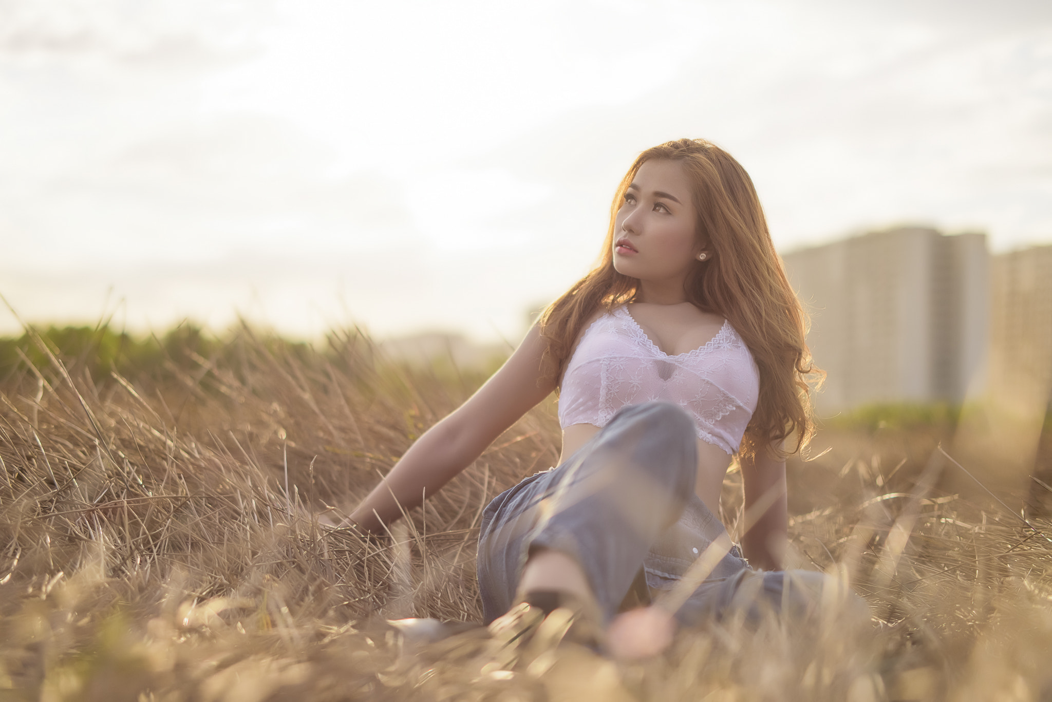 Nikon D810 + ZEISS Milvus 50mm F1.4 sample photo. Country girl photography