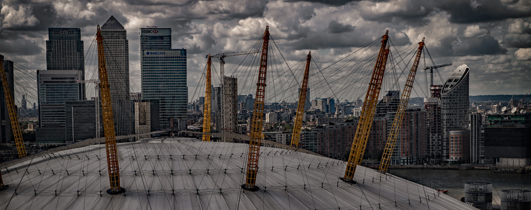 Pentax K-50 sample photo. The dome and canary wharf photography