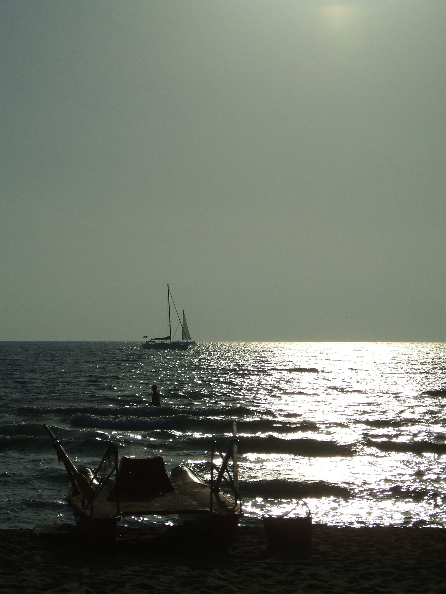 Fujifilm FinePix A400 sample photo. Sunset on beach photography