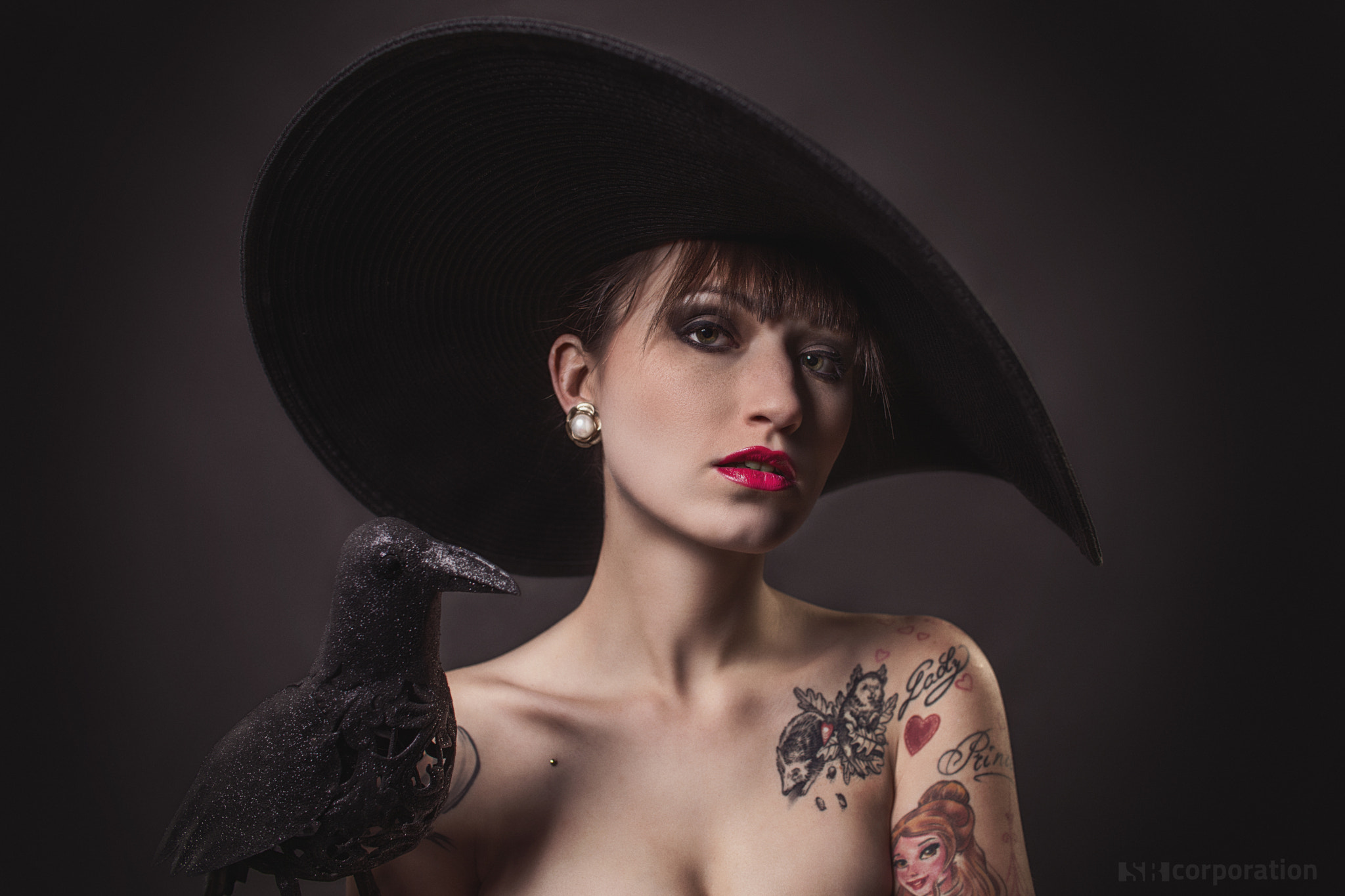 Sigma 30mm F1.4 EX DC HSM sample photo. Black widow with her crow photography
