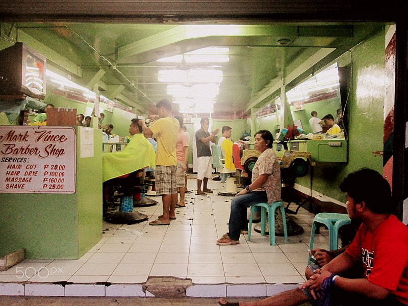 Canon PowerShot A2400 IS sample photo. Barber shop photography