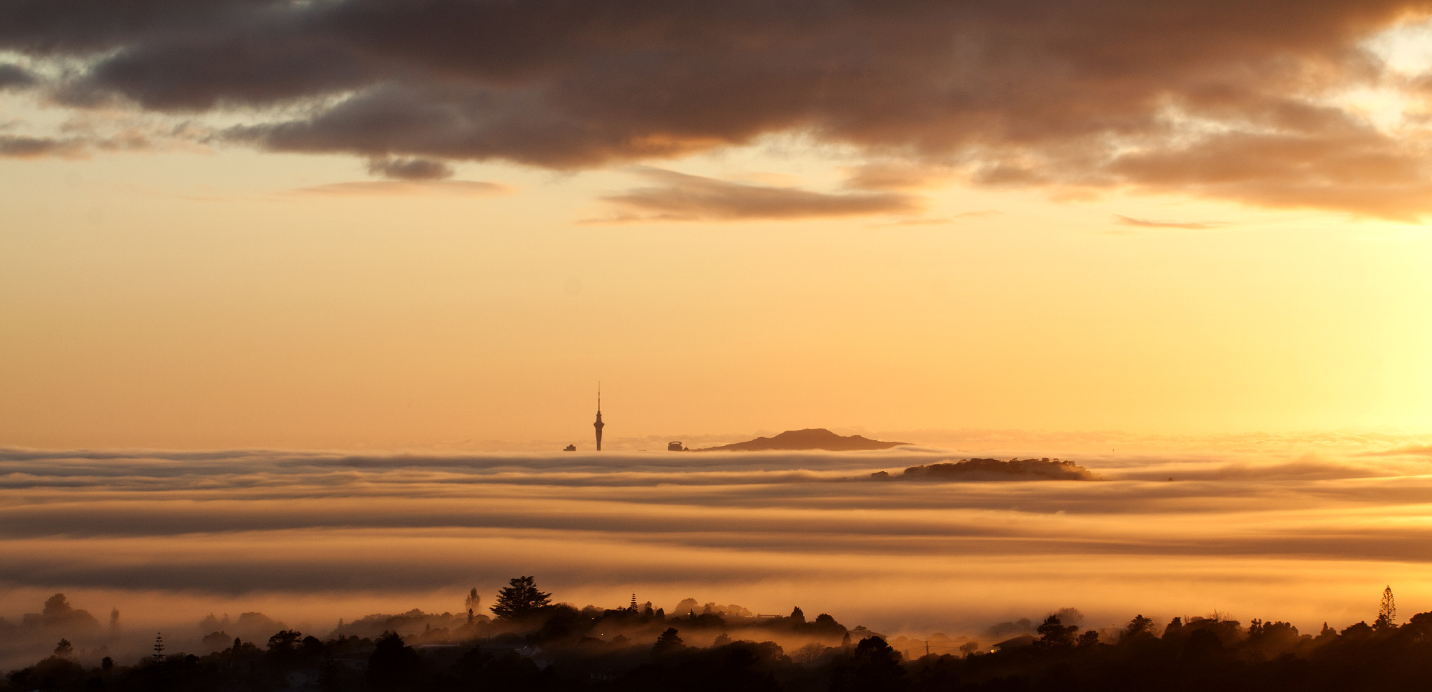 Sigma 70-200mm F2.8 EX DG OS HSM sample photo. Foggy sunrise photography