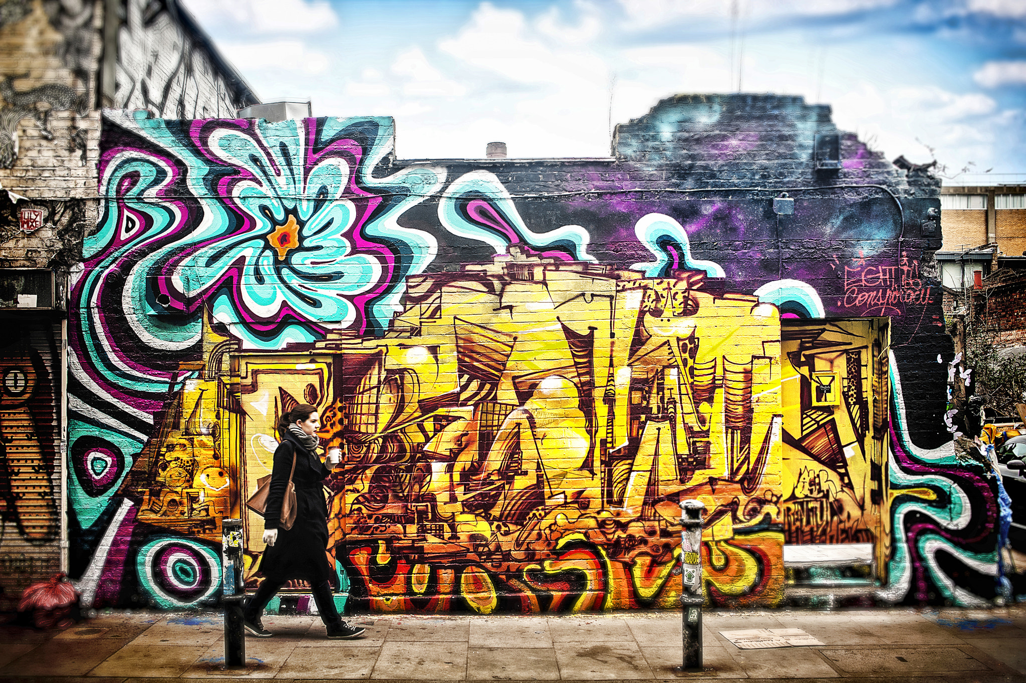 Nikon D700 + AF Zoom-Nikkor 35-70mm f/2.8 sample photo. Hanbury street - east london photography