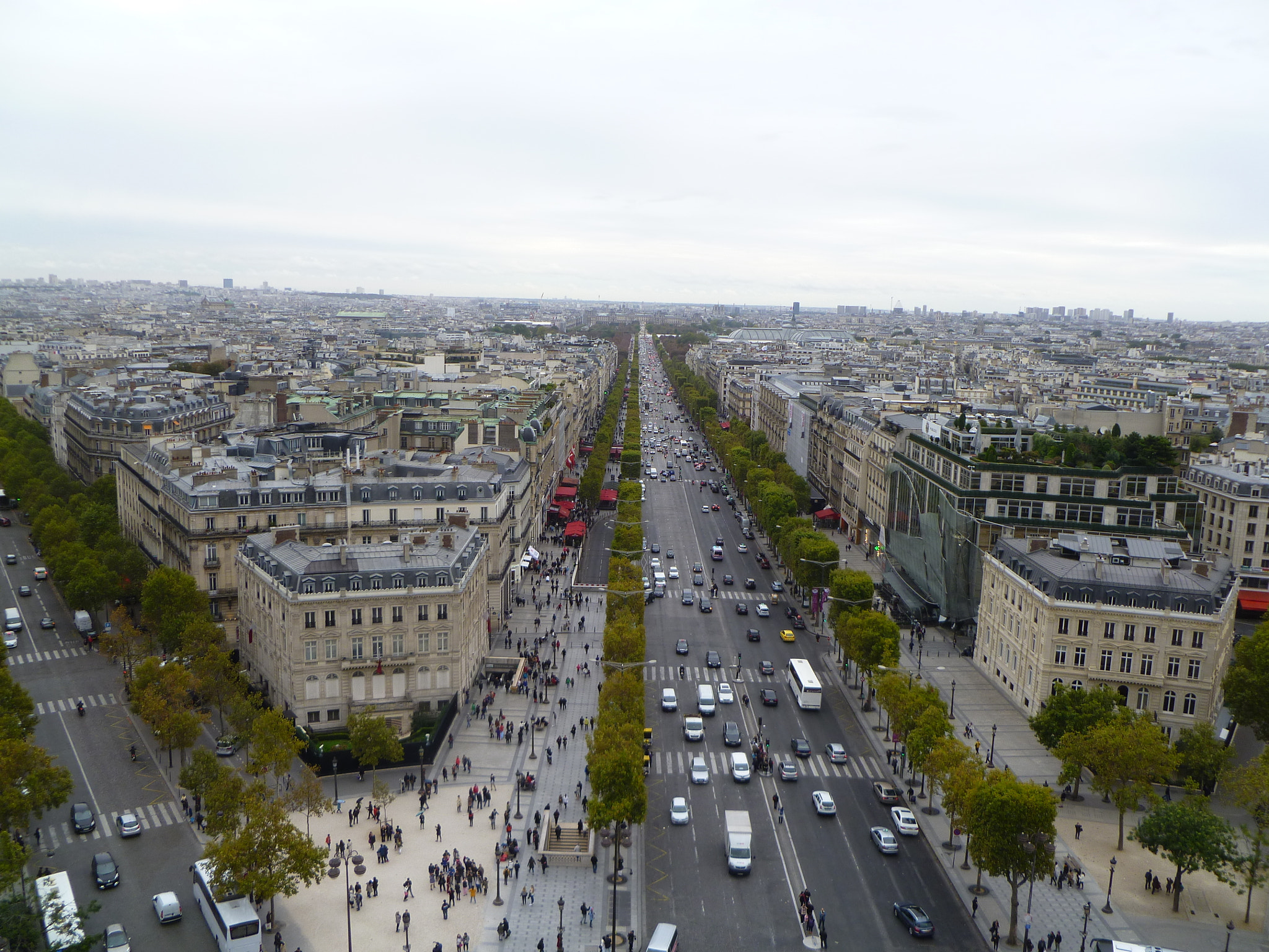 Panasonic DMC-FH22 sample photo. Paris from the top photography