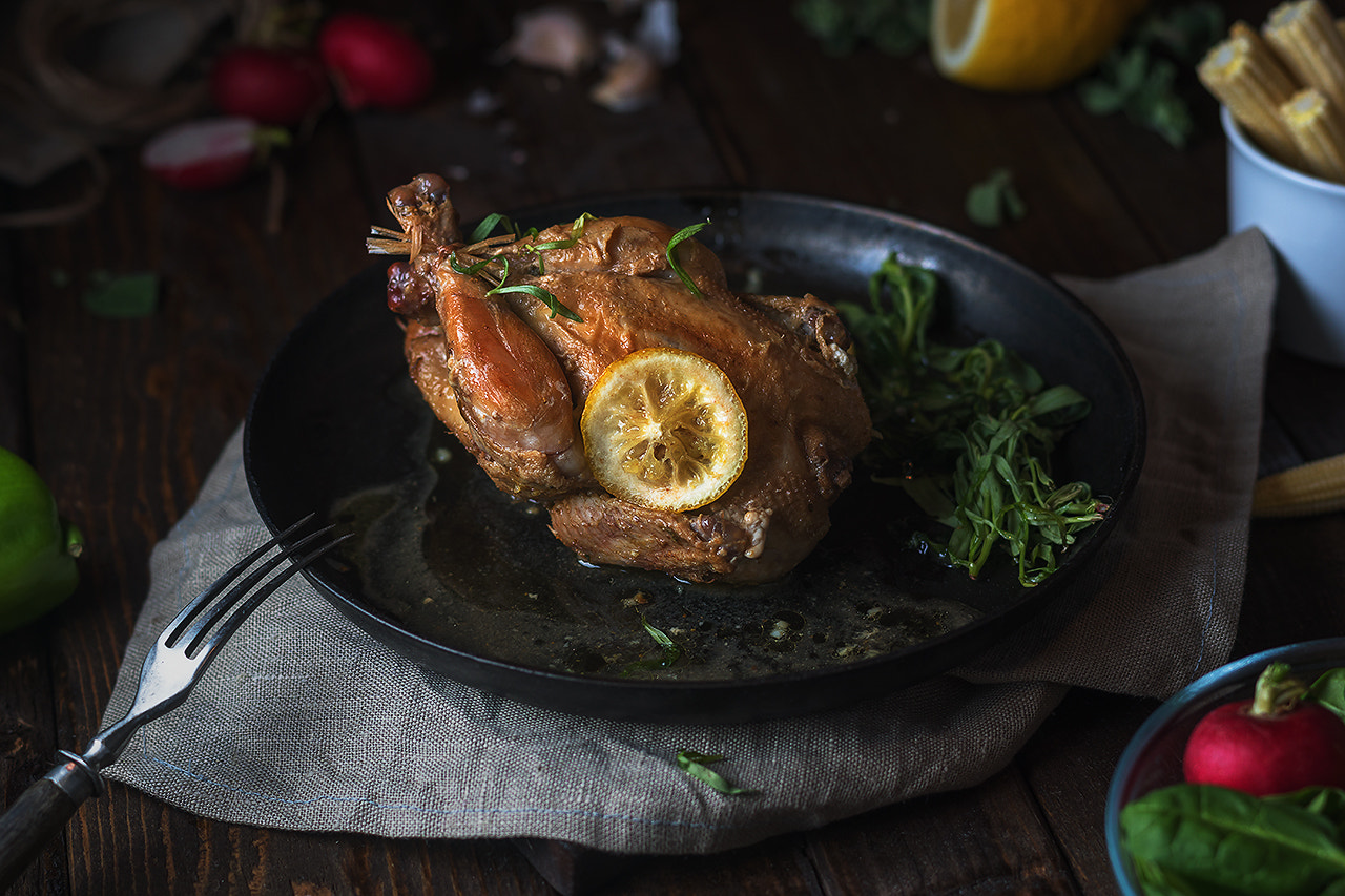 Sony ILCA-77M2 + Sony 50mm F1.4 sample photo. Chiken photography